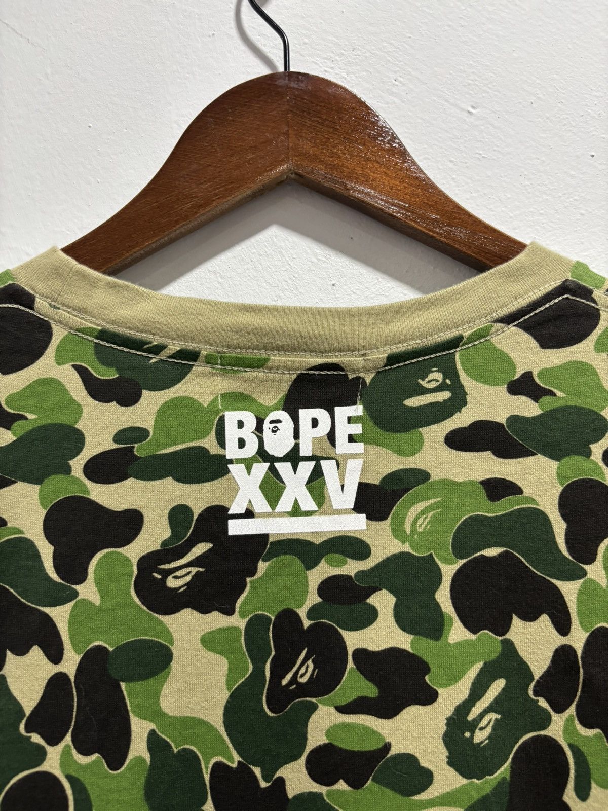 Bape A Bathing Ape XXV Camo 25th Anniversary Tshirt Size US XL / EU 56 / 4 - 6 Thumbnail