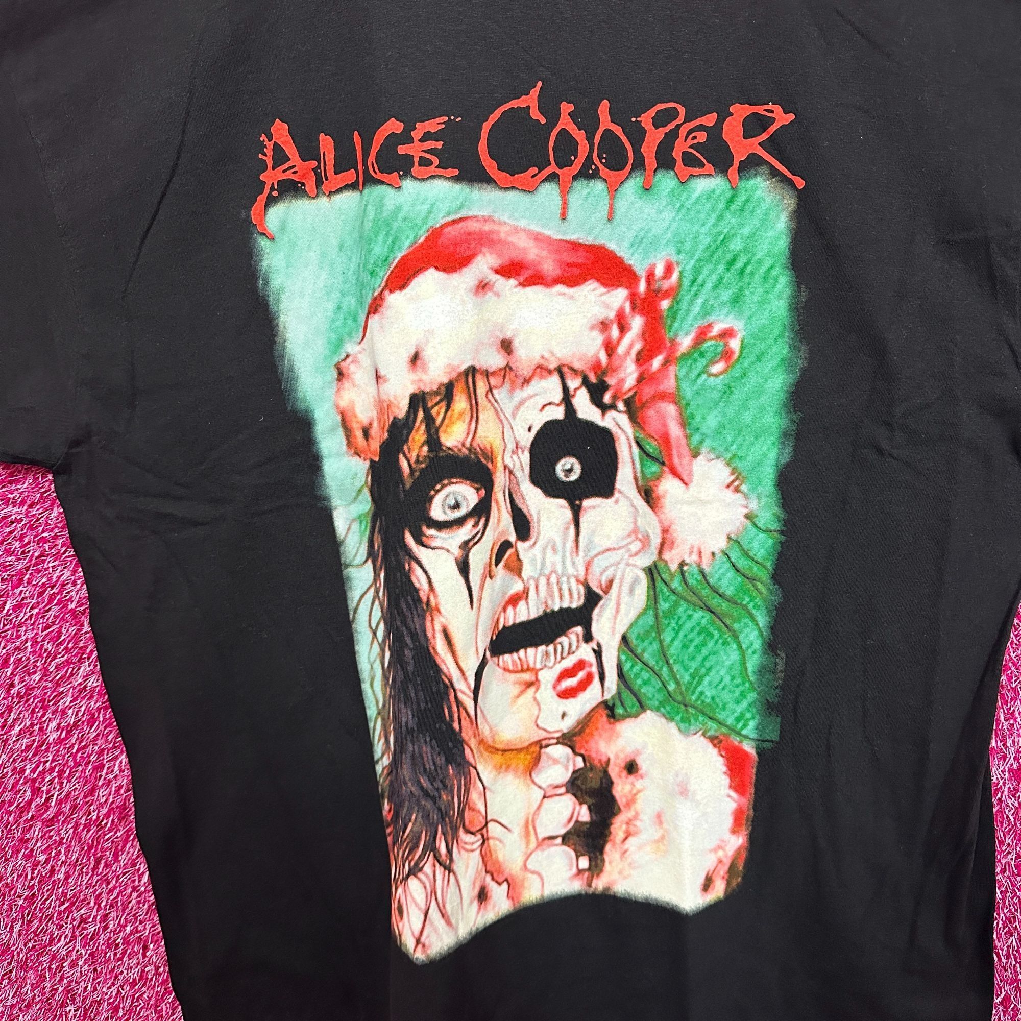 Band Tees Alice Cooper Santa Claws is Coming to Town Xmas Album Tee 2X Size US XXL / EU 58 / 5 - 2 Thumbnail