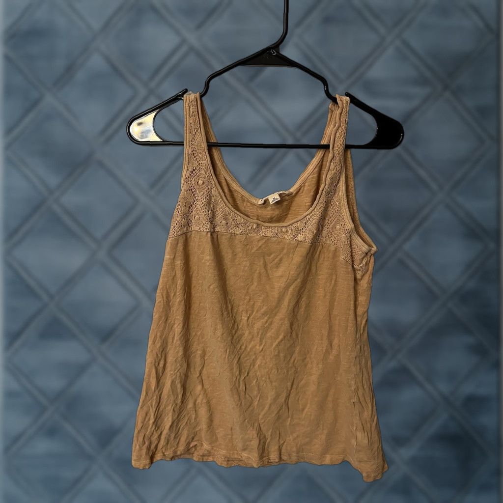 Banana Republic Banana Republic Tank Women Medium Solid Orange Peach Pattern Tank top M Orange Womens 90s? (no, avoid 90s) Size M / US 6-8 / IT 42-44 - 1 Thumbnail
