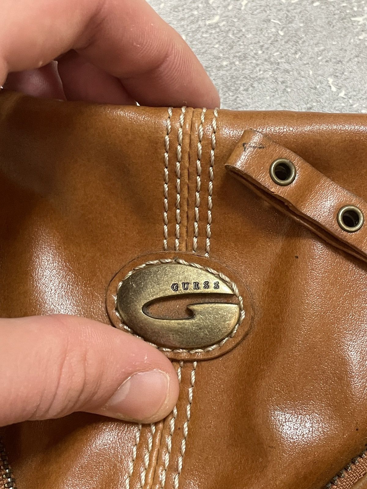 Guess Vintage Y2K Guess Bag Brown Size ONE SIZE - 7 Thumbnail