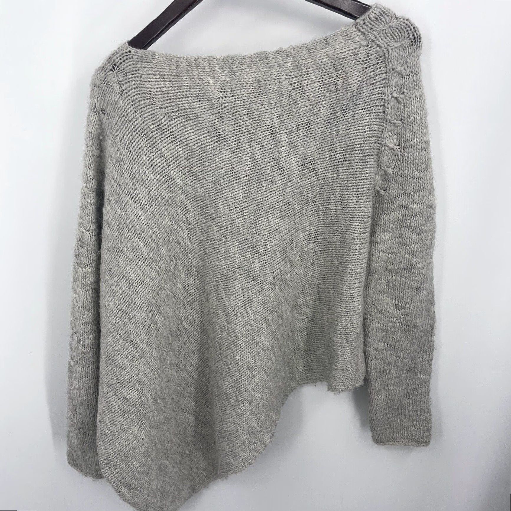 Vintage VINTAGE Stella Carakasi Alpaca Sweater Womens S Asymmetric Knit Lagenlook Quiet Luxury Size S / US 4 / IT 40 - 3 Thumbnail