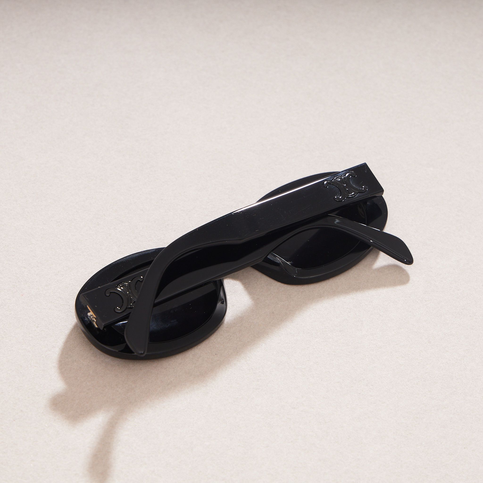 Celine CELINE Triomphe 01 Sunglesses In Acetate BLACK Size ONE SIZE - 5 Thumbnail