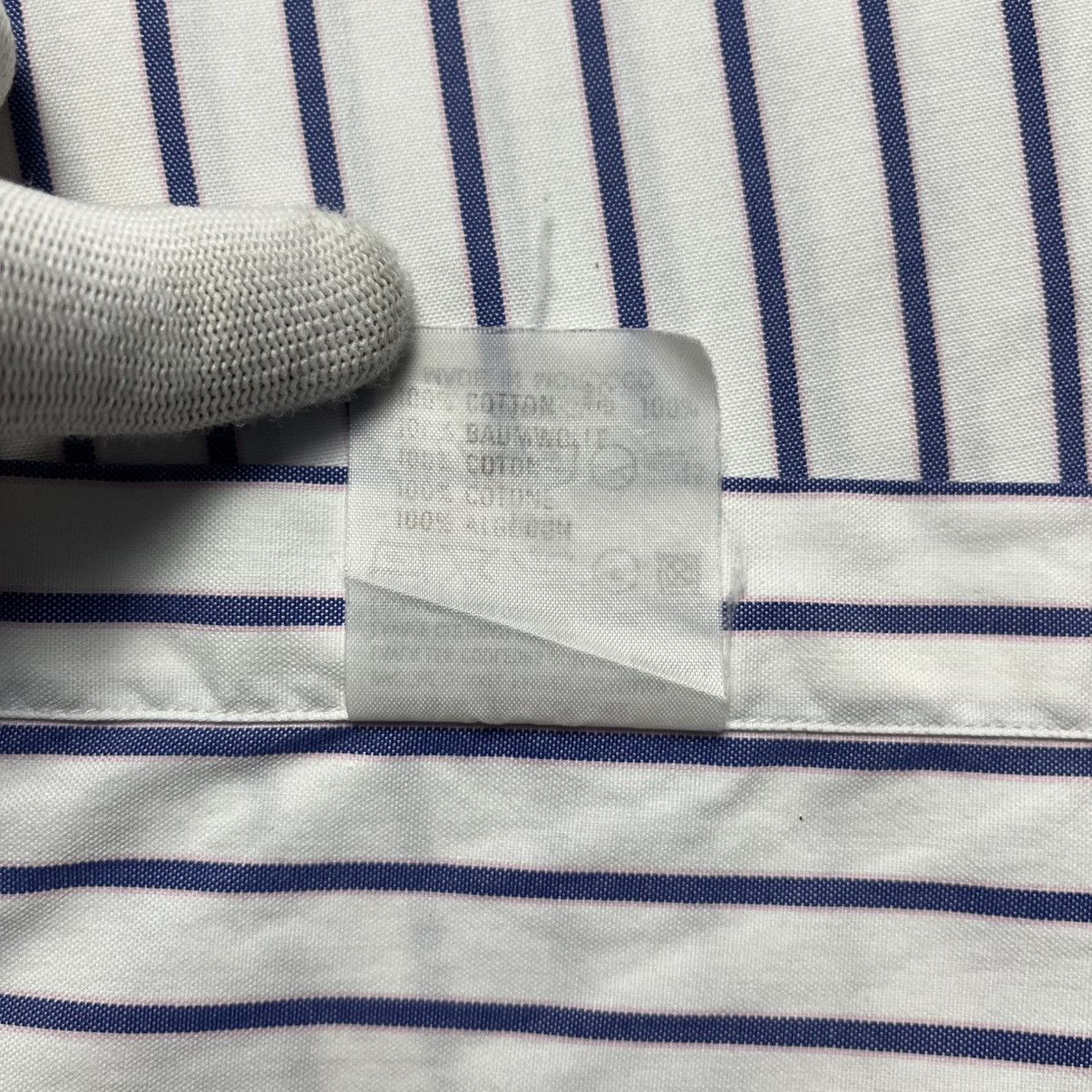 Aquascutum × Designer × Vintage Vintage Aquascutum Striped Shirt Button Up Streetwear Size US M / EU 48-50 / 2 - 9 Thumbnail