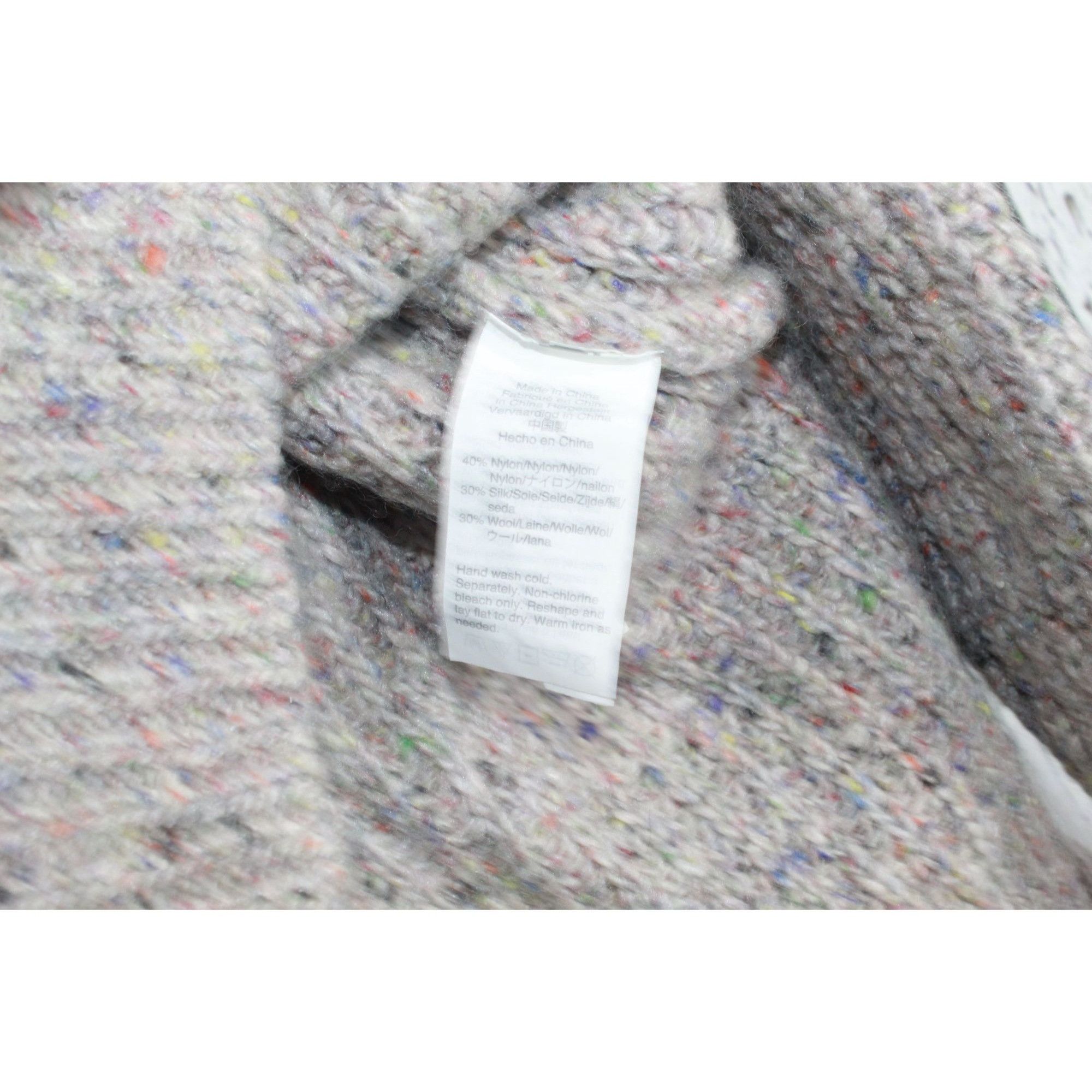 Madewell Madewell Women's Cable Knit Turtleneck Raglan Sweater Size XS / US 0-2 / IT 36-38 - 5 Thumbnail