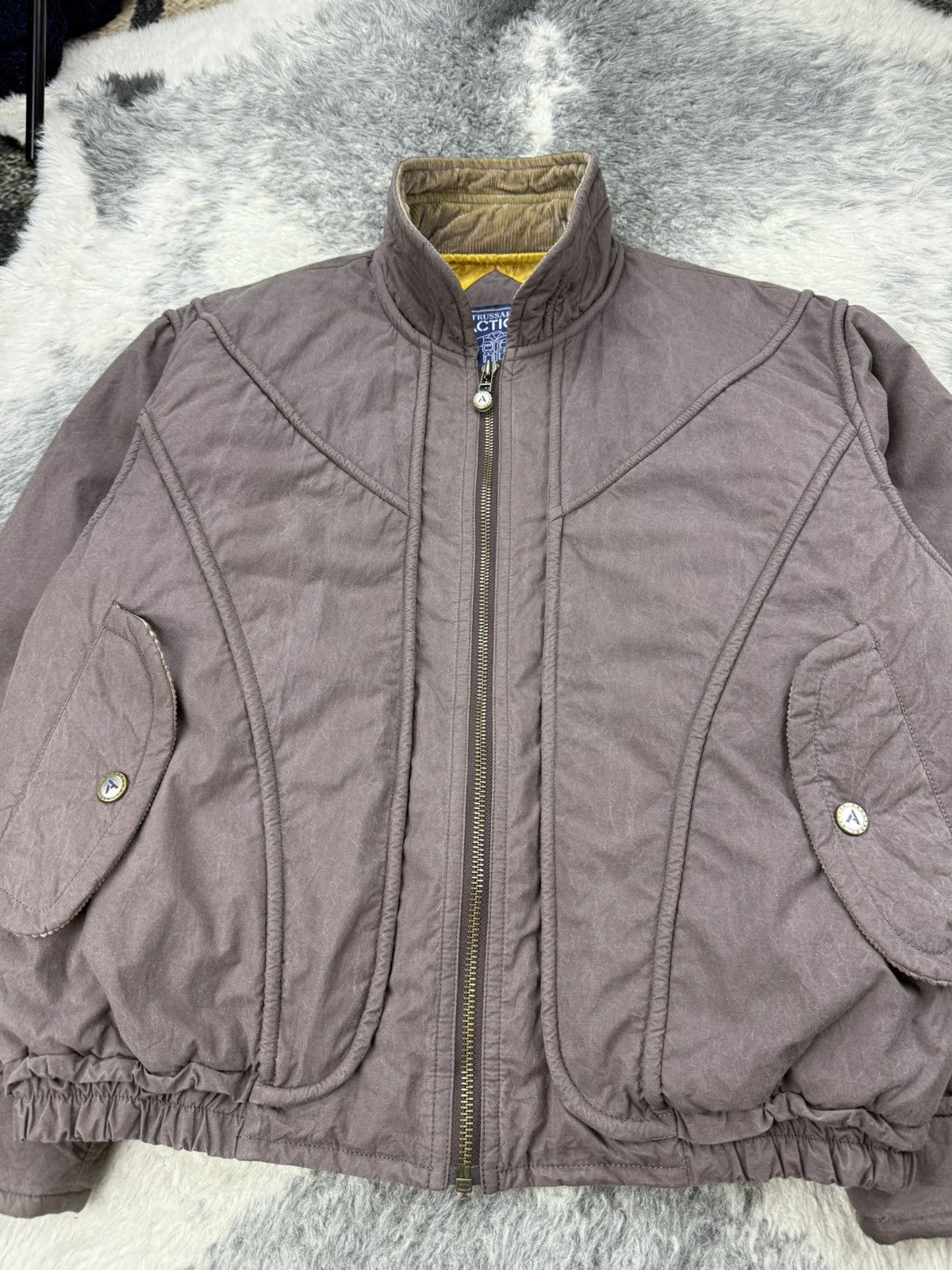Junya Watanabe 1980s TRUSSARDI ACTION Wired Cable Bomber Jacket Size US XL / EU 56 / 4 - 3 Thumbnail