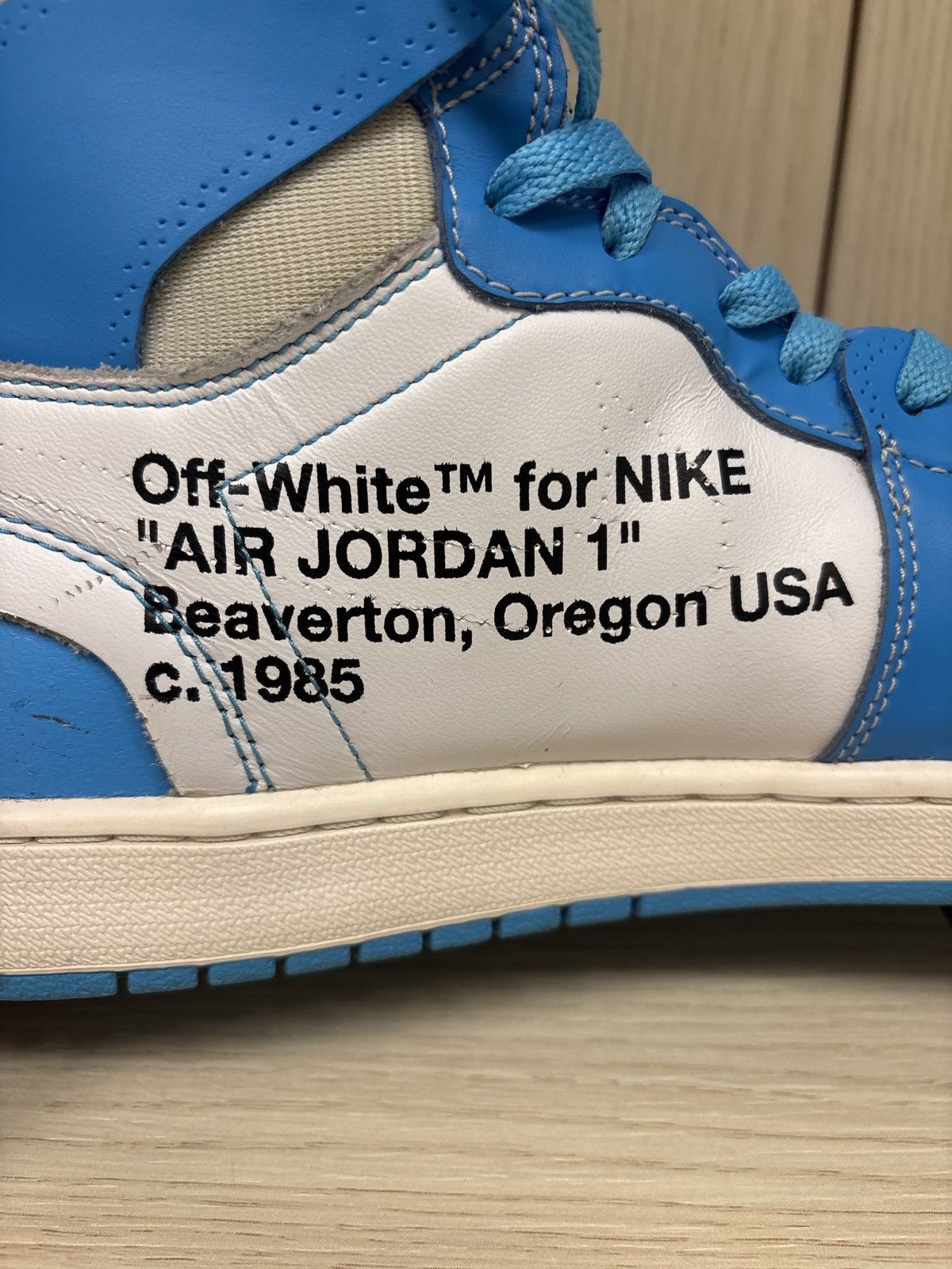 Nike × Off-White Off white unc jordan 1 Size US 11.5 / EU 44-45 - 15 Thumbnail