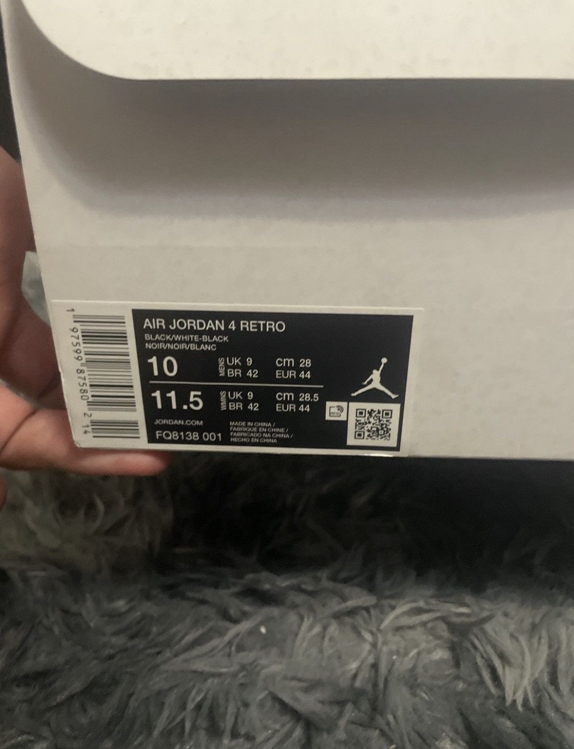 Jordan Brand Jordan 4 White Thunder Size US 10 / EU 43 - 5 Thumbnail