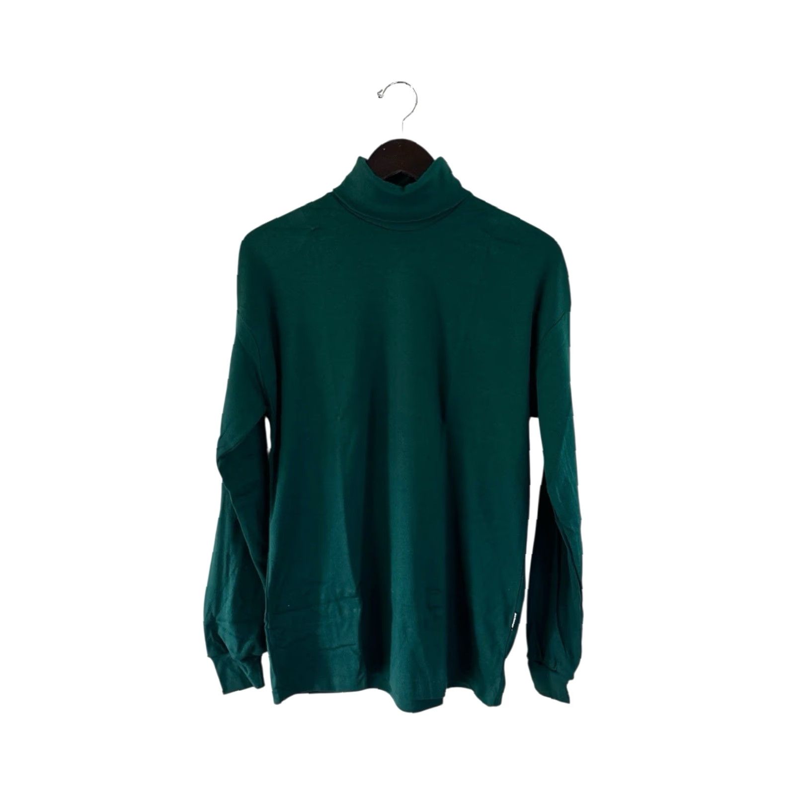 Vintage VINTAGE Kombi Turtleneck Shirt Mens L Green 90s Deadstock NIP Made in Canada Size US L / EU 52-54 / 3 - 3 Thumbnail