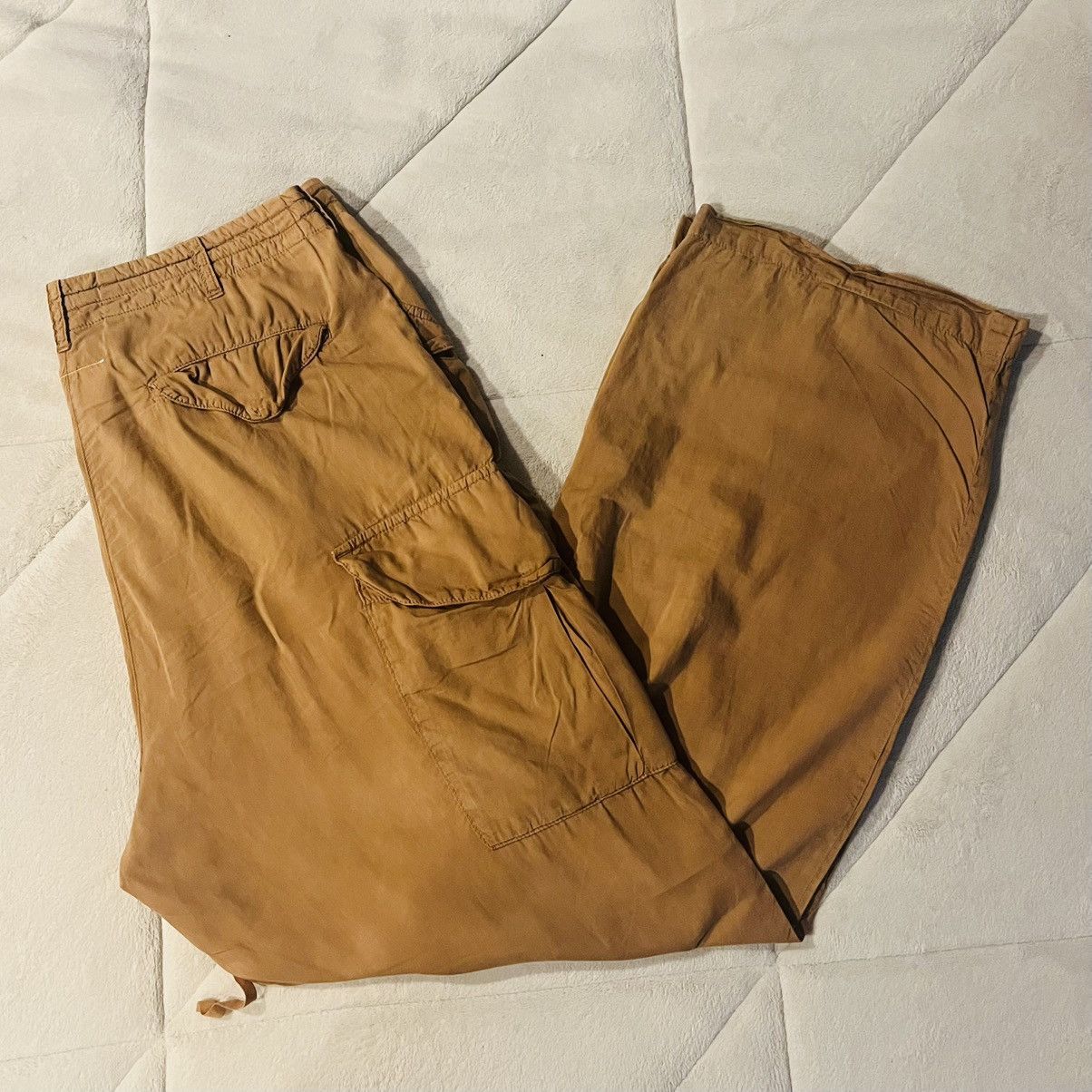 MM6 Maison Margiela MM6 Brown Lightweight Cargo Pants 32 X 30 Size US 32 / EU 48 - 1 Thumbnail