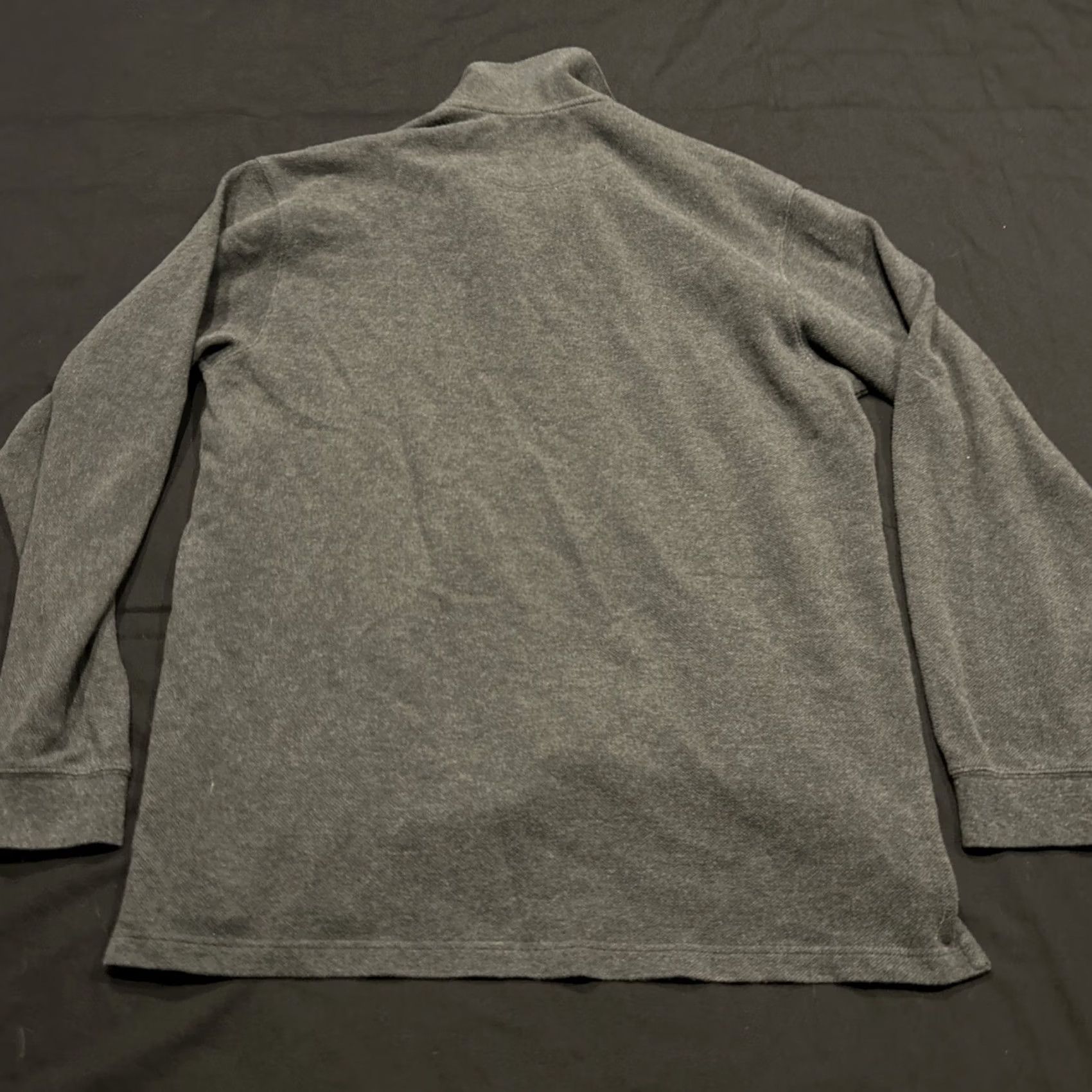 Eddie Bauer VINTAGE Eddie Bauer Sweatshirt Polo Shirt Long Sleeve Collared Gray XL B32 Men Pullover Knit Sweater Classic Casual Travel Outdoor Button Size US XL / EU 56 / 4 - 3 Thumbnail
