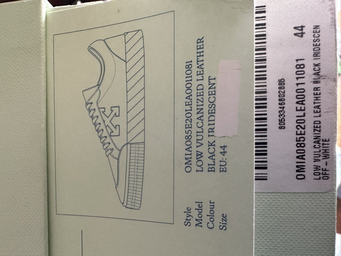 Off-White Off-White Vulcanized Iridescent 2.0 Size US 11 / EU 44 - 5 Thumbnail