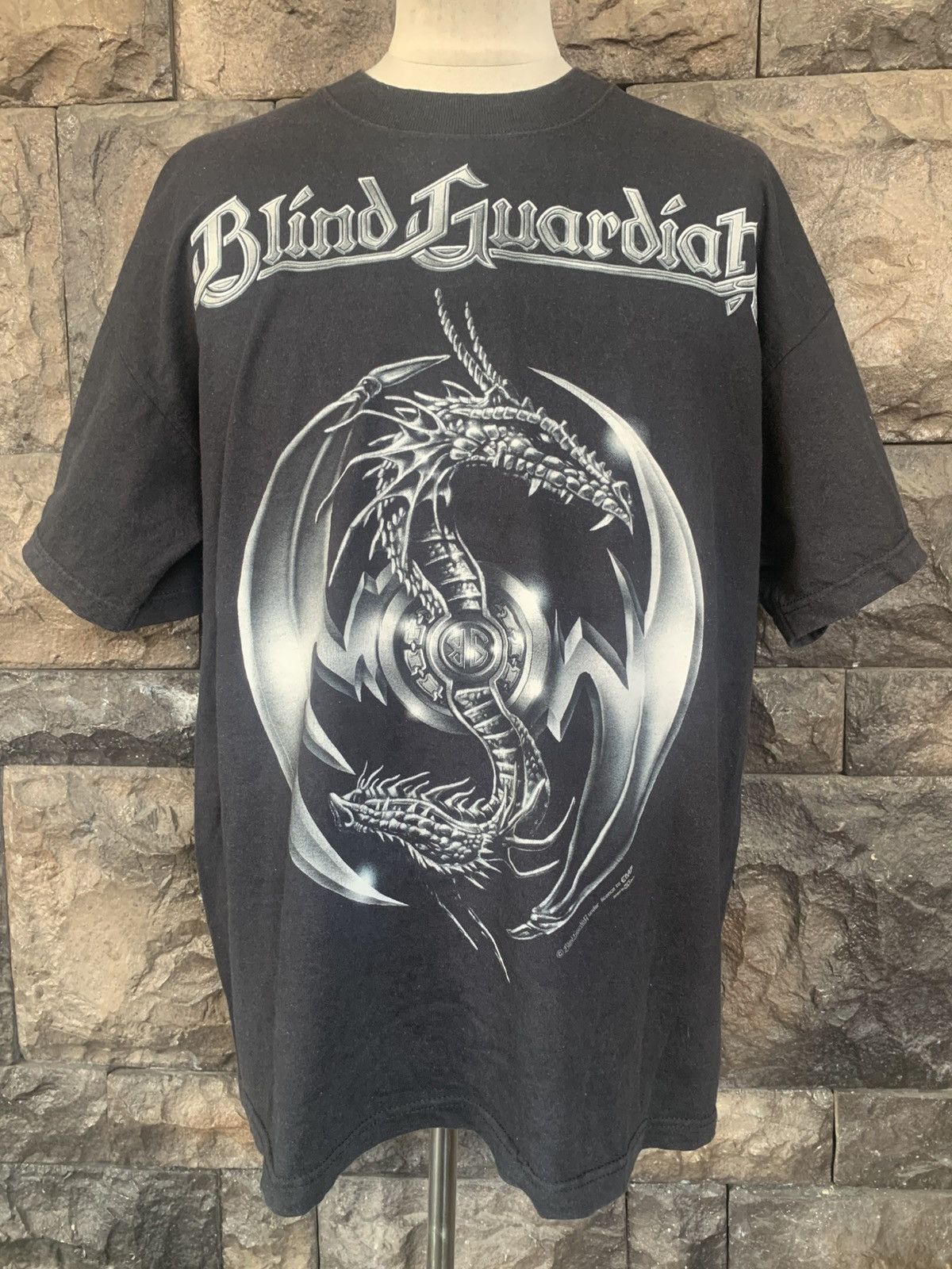 Band Tees × Vintage Vintage 2003 Blind Guardian German Metal Band Tour T shirt Size US XL / EU 56 / 4 - 1 Thumbnail