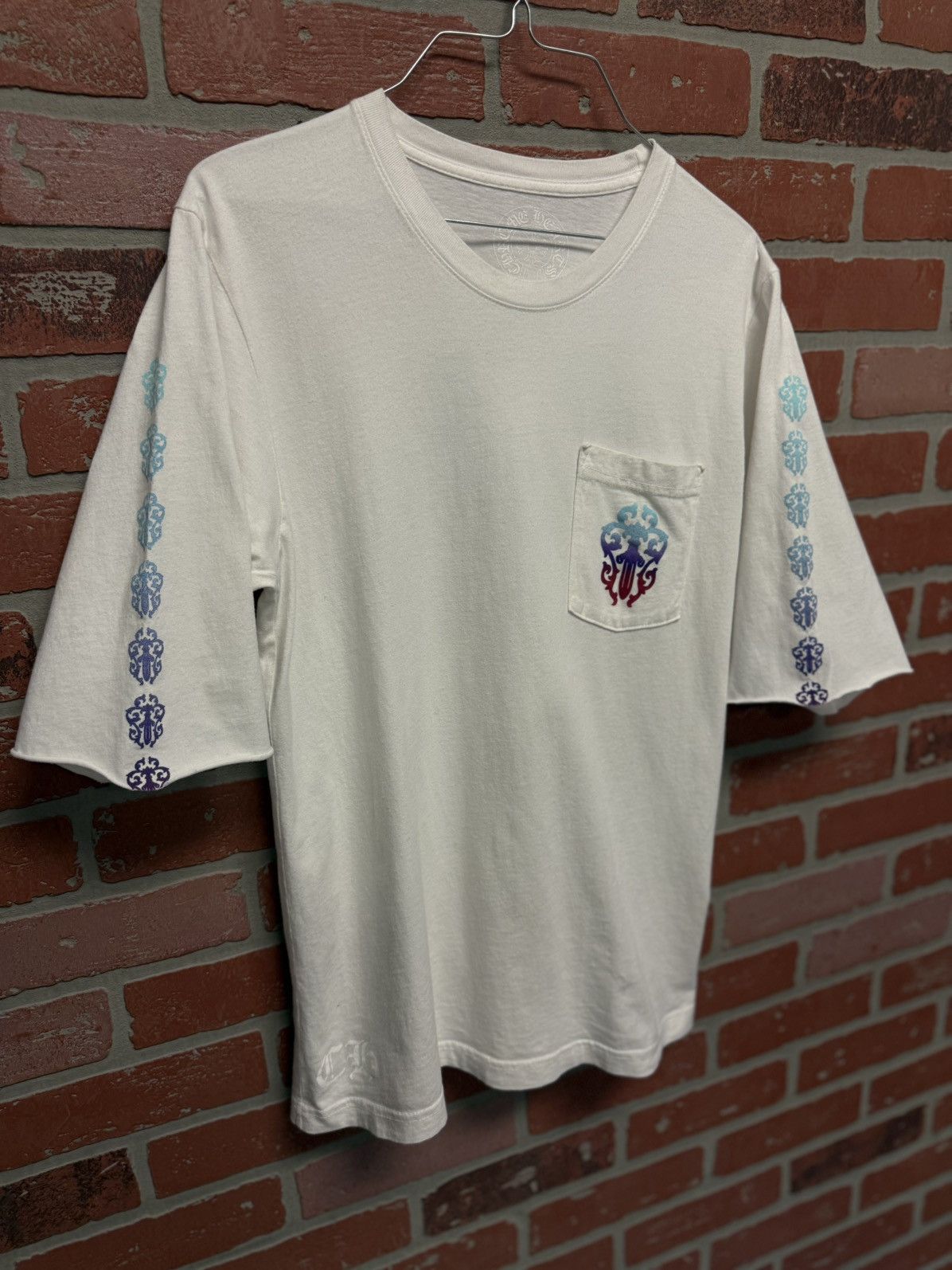 Chrome Hearts Chrome Hearts Colorful Dagger Tee Shirt Cut Sleeve Size M Size US M / EU 48-50 / 2 - 5 Thumbnail