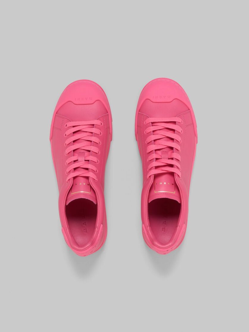 Marni o1w1db10125 Dada Bumper Leather Sneakers in Pink Size US 10 / IT 40 - 4 Thumbnail