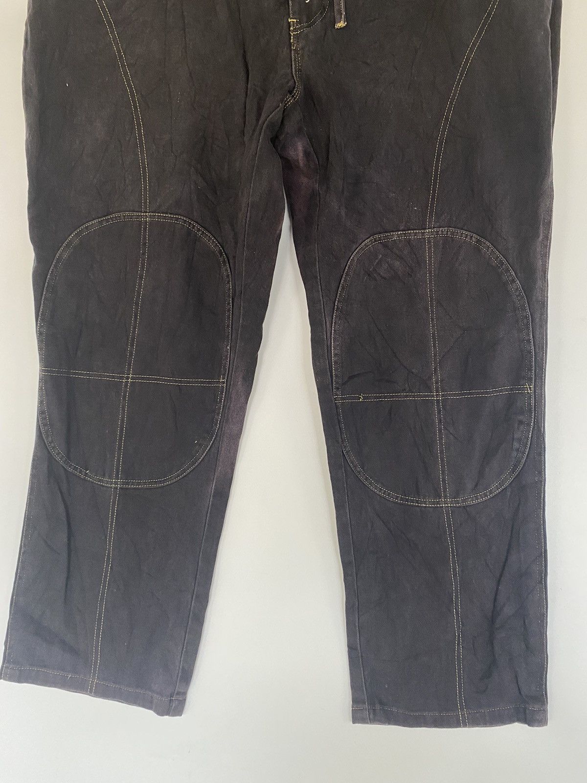 Japanese Brand Raton Laveur Loose Double knee Hip Hop Denim Pants Size US 44 / EU 60 - 4 Thumbnail