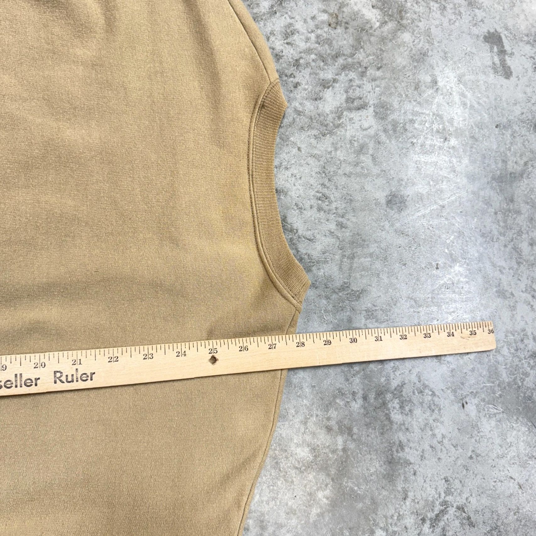 Logo 7 Jazziz Sweatshirt Mens M Tan Crewneck Pullover Vintage Graphic Print Logo Jazziz Magazine Music Size US M / EU 48-50 / 2 - 6 Thumbnail