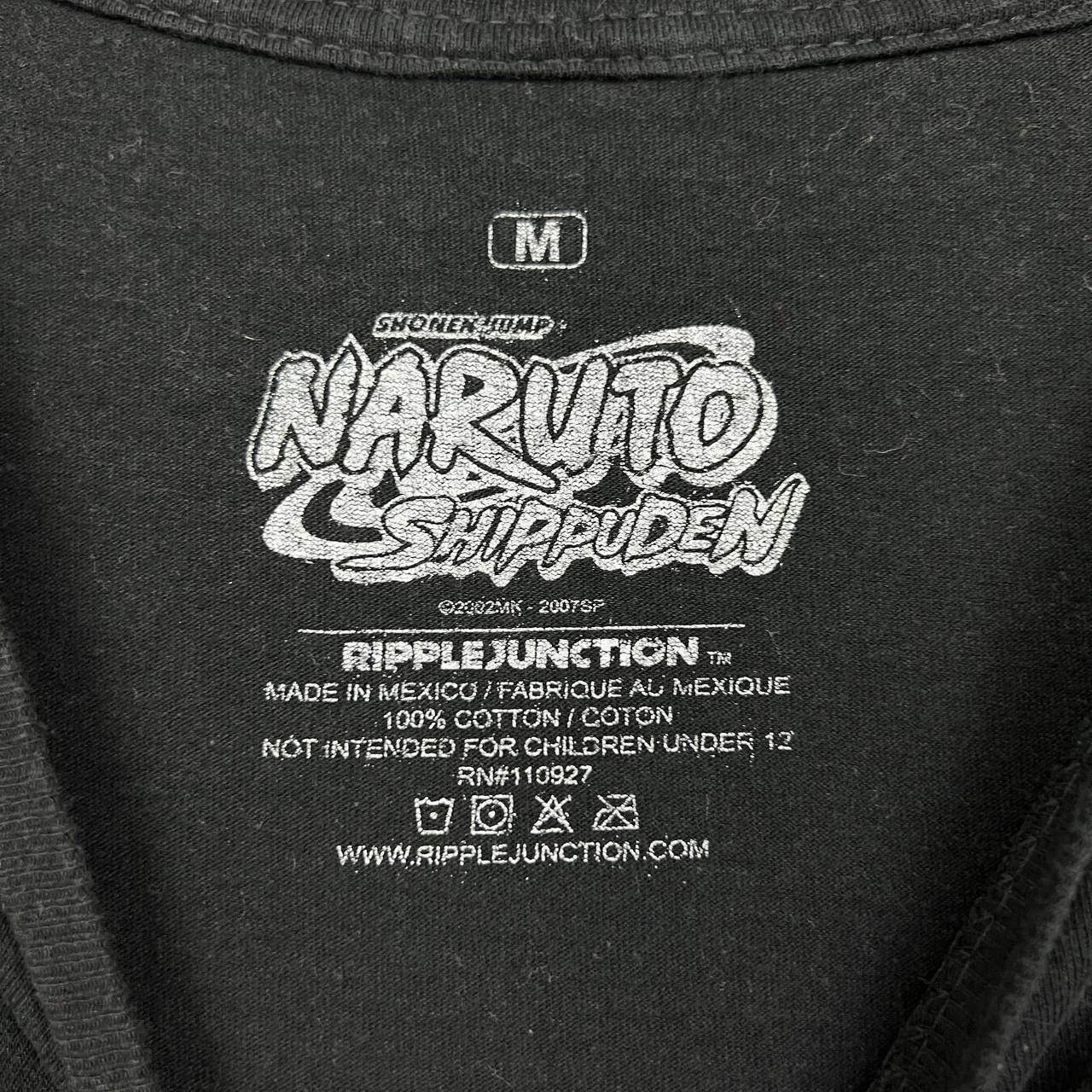 Other Naruto Shippuden Shirt Men Medium Black Crew Neck Cotton Size US M / EU 48-50 / 2 - 6 Thumbnail