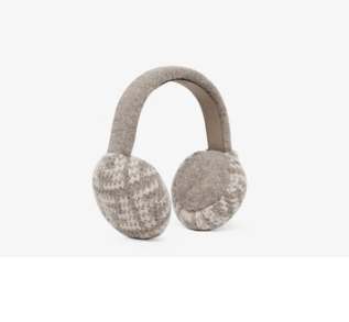 image of Fendi O1Loc1C0124 Earmuffs In Beige, Men's