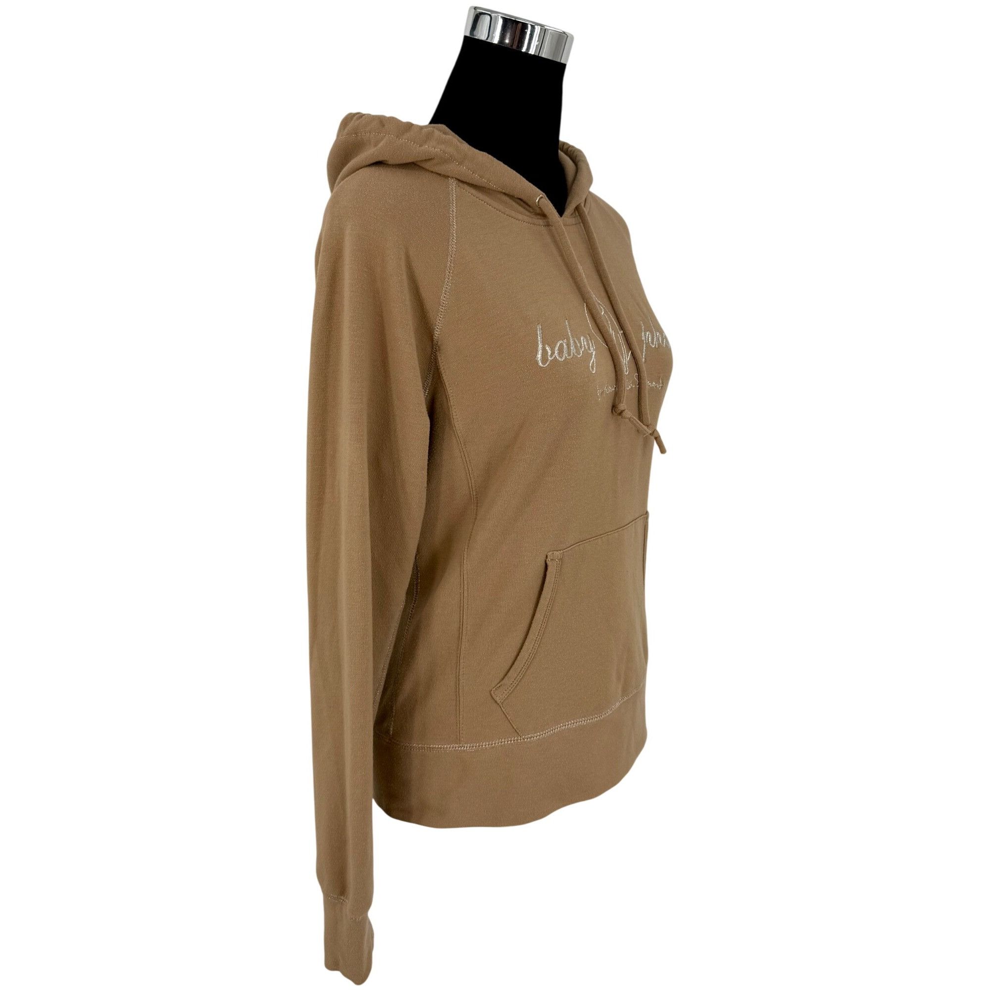 Other Vtg Y2K Baby Phat Tan Silver Embroidered Logo Hoodie Sweatsh Size L / US 10 / IT 46 - 12 Thumbnail
