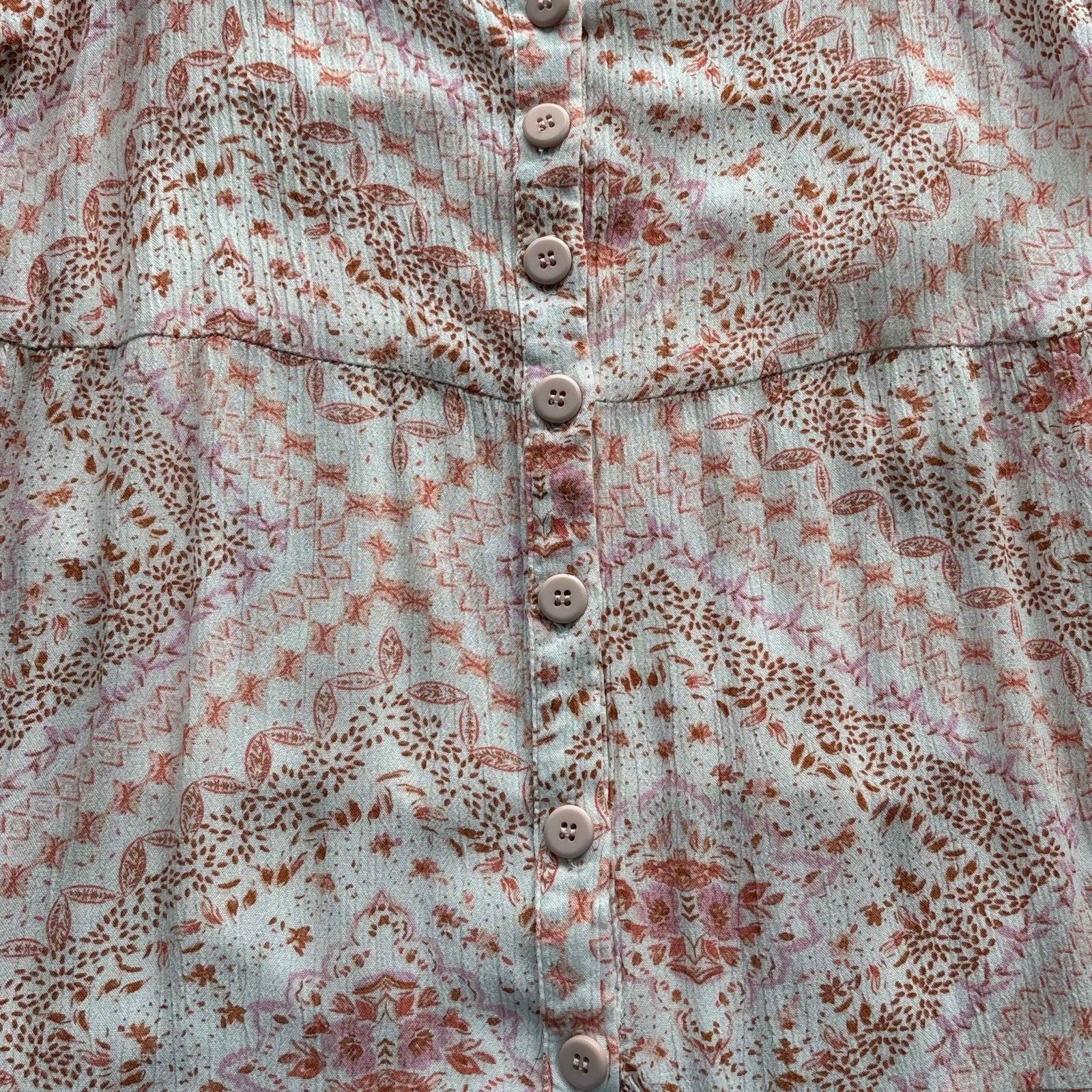 Other Pink Rose Geometric and Floral Midi Sundress Size M Size M / US 6-8 / IT 42-44 - 10 Thumbnail