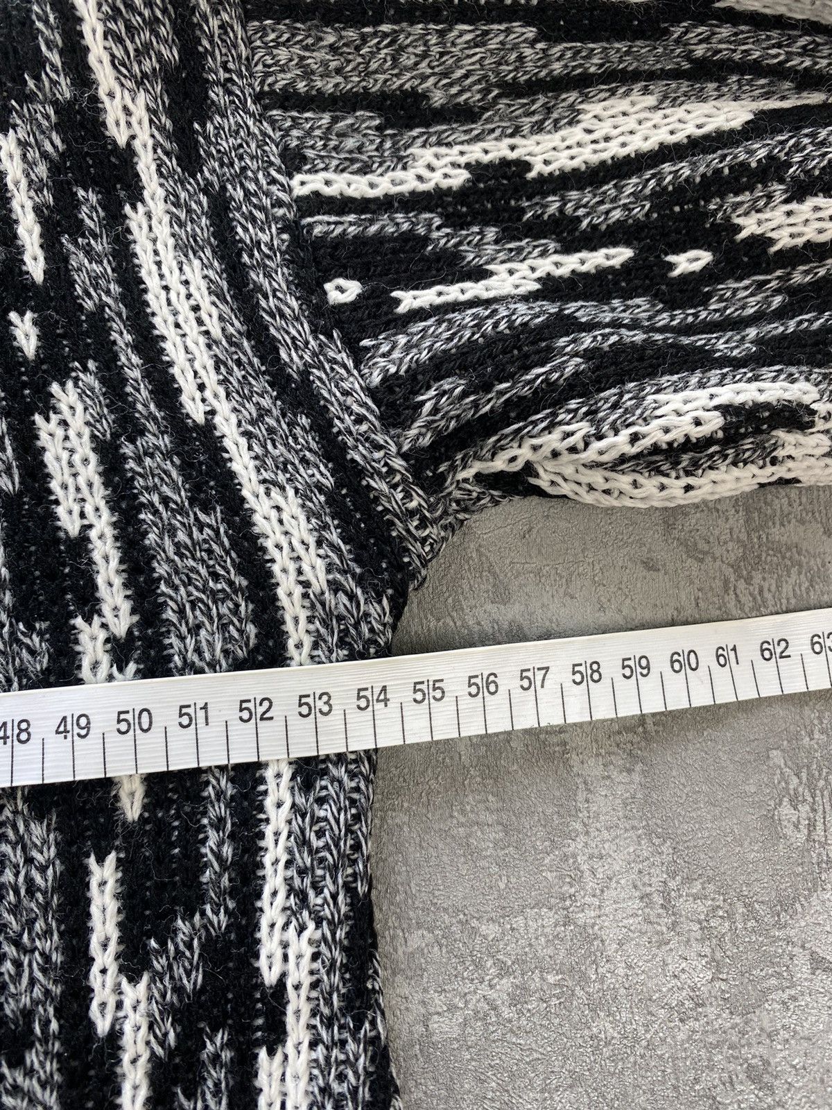 Other × Vintage Vintage 90s Acrylic Chunky Knit Grandpa Sweater USA Made Size US L / EU 52-54 / 3 - 6 Thumbnail