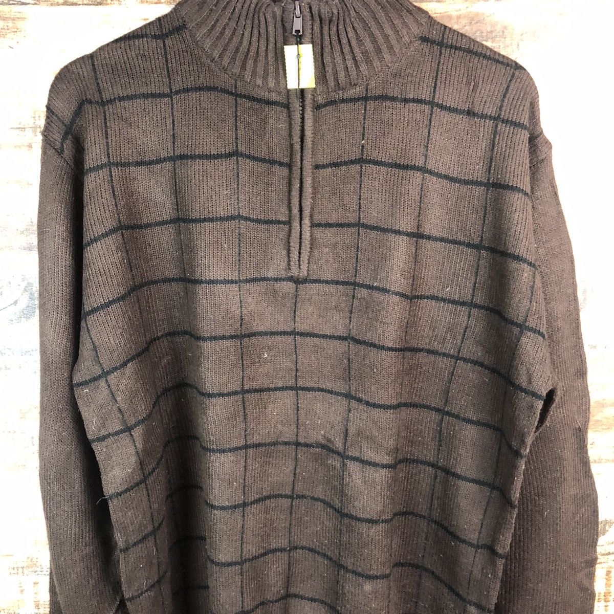 Japanese Brand × Vintage British Horse Ridding checkered vintage Sweatshirt #A1784 Size US L / EU 52-54 / 3 - 5 Thumbnail