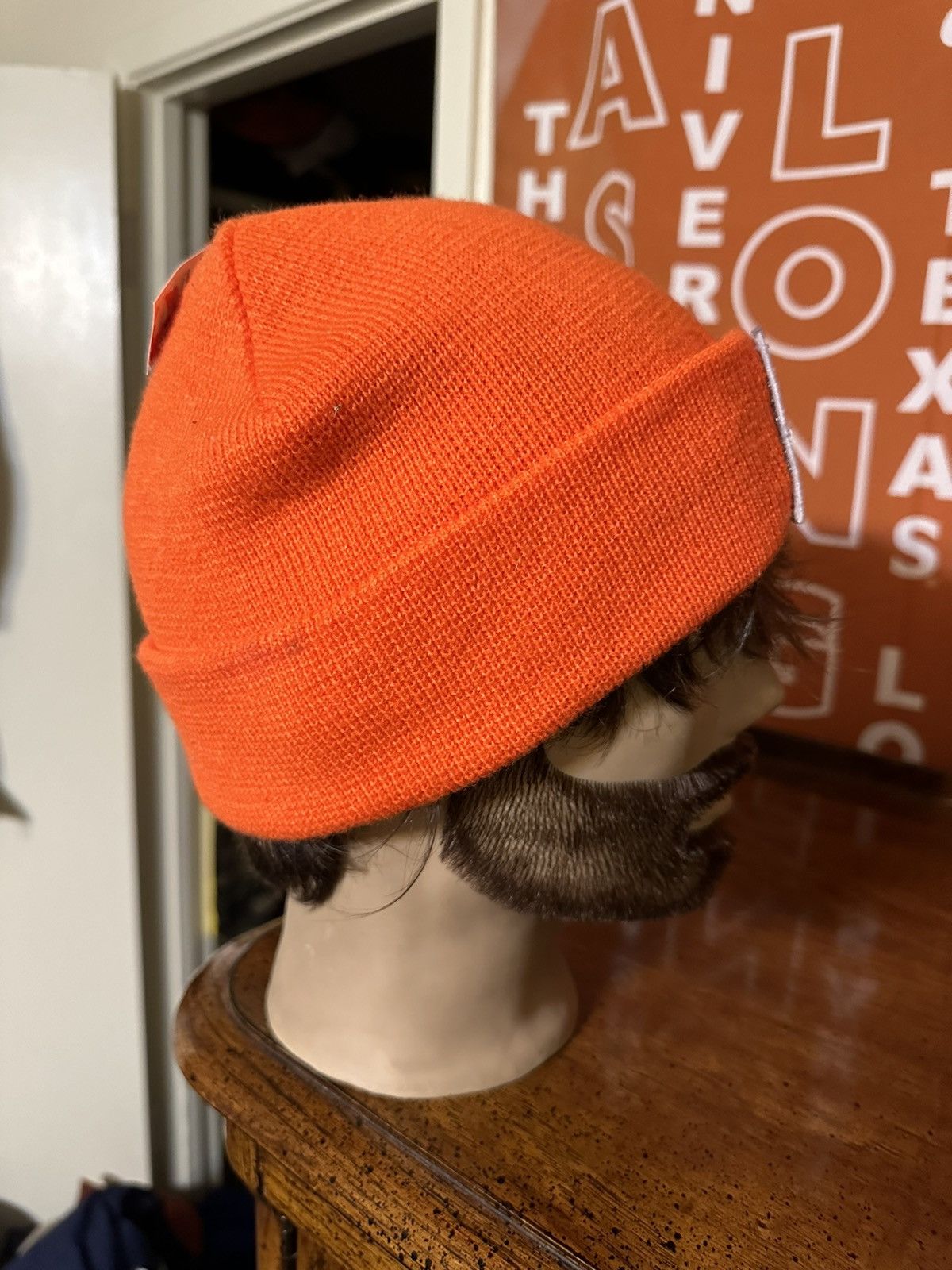 Old Navy × Vintage Vintage USPS Old Navy “bright orange” hat 00s Size ONE SIZE - 3 Thumbnail