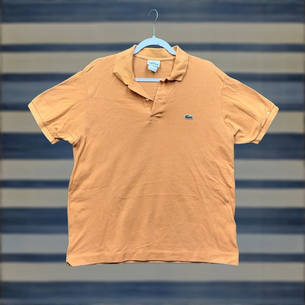 Lacoste Lacoste Polo Shirt Mens Size 6 Orange Short Sleeve Golf Breathable Logo Classic Size US S / EU 44-46 / 1 - 1 Thumbnail