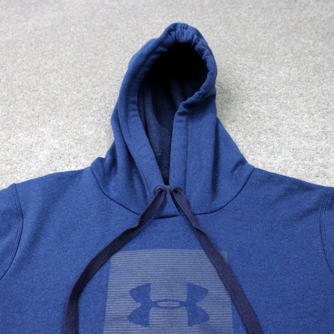Under Armour Under Armour Hoodie Womens Large Blue UA Threadborne Fleece Hooded Sweatshirt Size L / US 10 / IT 46 - 4 Thumbnail