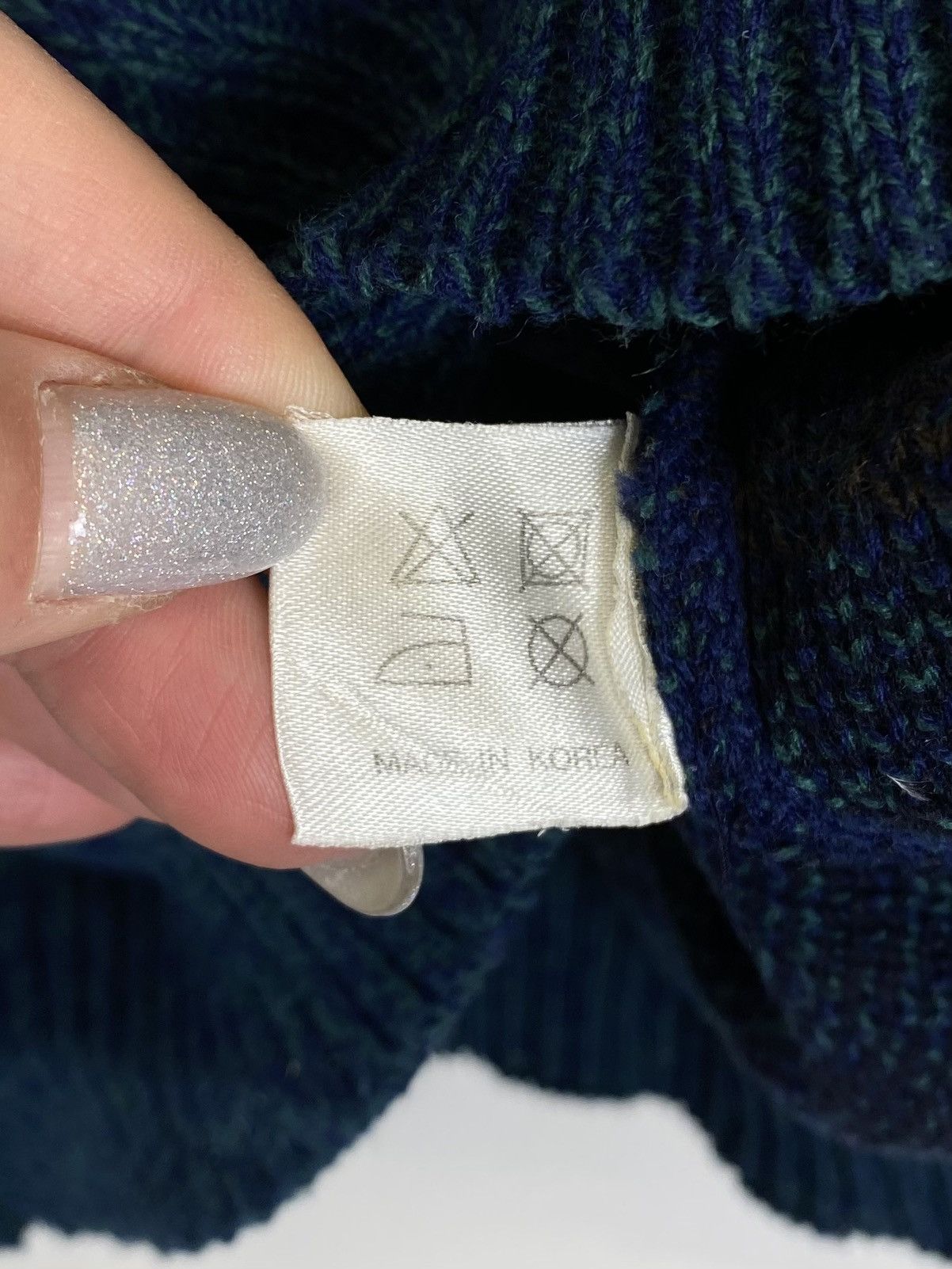 Gianfranco Ferre Vintage Gianfranco Ferre Knitwear For Men Sweater Green Blue Size US L / EU 52-54 / 3 - 6 Thumbnail