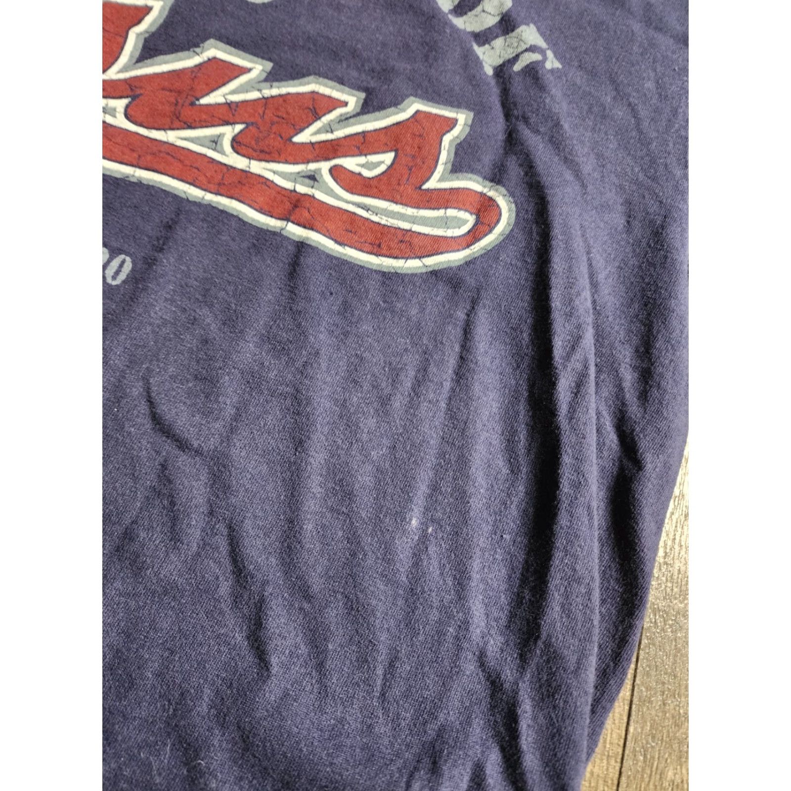 Vintage VINTAGE Living T-Shirt Mens M Property Of Jesus Double Sided Crew Neck Blue 90s Shirt Size US M / EU 48-50 / 2 - 6 Thumbnail