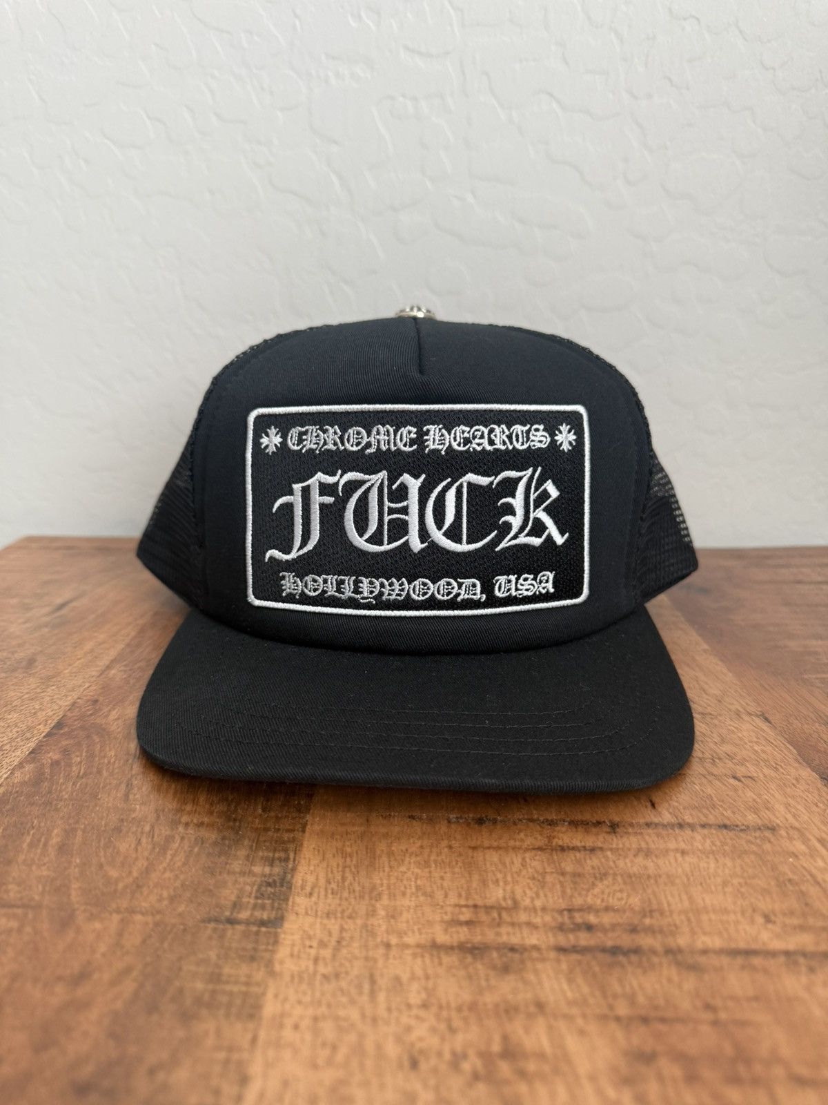 Chrome Hearts FUCK PATCH CH TRUCKER Size ONE SIZE - 1 Thumbnail