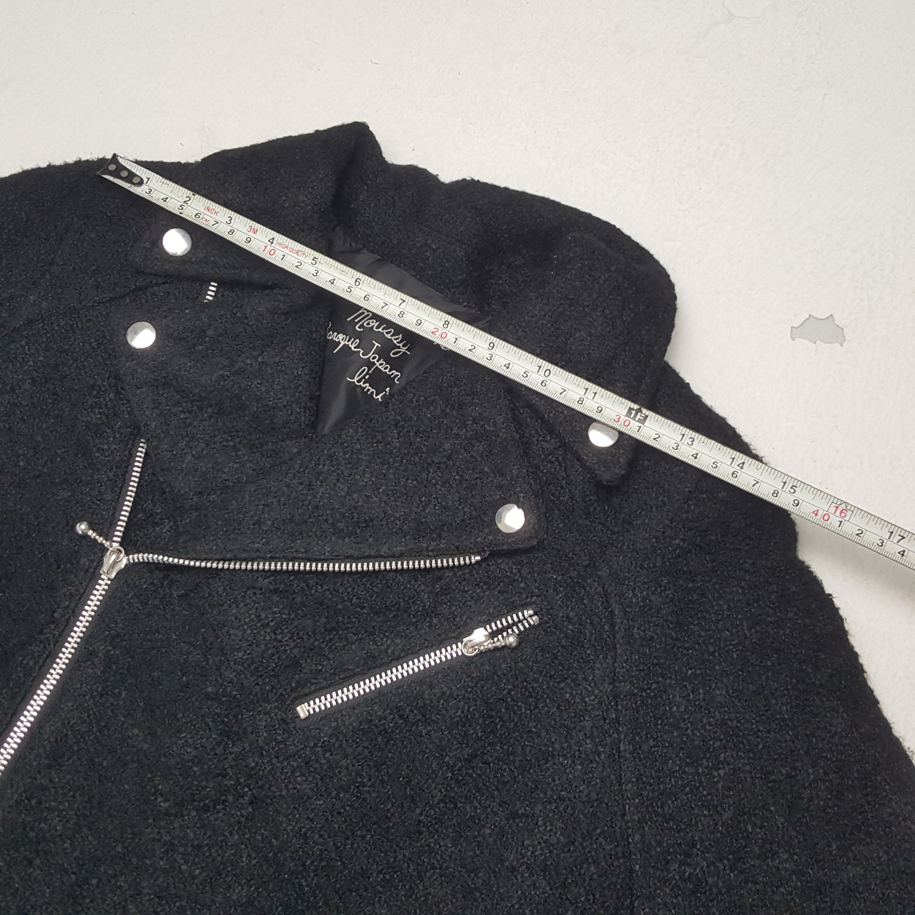 Designer × MOUSSY × Vintage Vintage Moussy Wool Rare Zipper Jacket Size US S / EU 44-46 / 1 - 5 Thumbnail