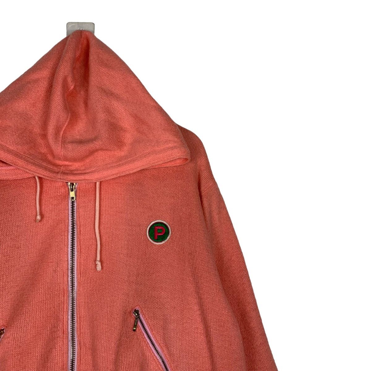 PERSON'S PERSON’S Small P Logo Zipper Hoodies Sweatshirt #0876-C39 Size US L / EU 52-54 / 3 - 6 Thumbnail