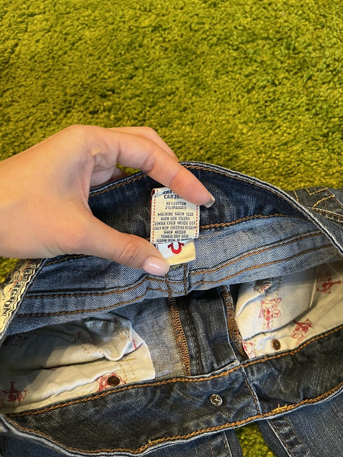 True Religion × Vintage 🇺🇸 True Religion 2000s vintage jeans denim Y2K made in USA Size 28" / US 6 / IT 42 - 5 Thumbnail