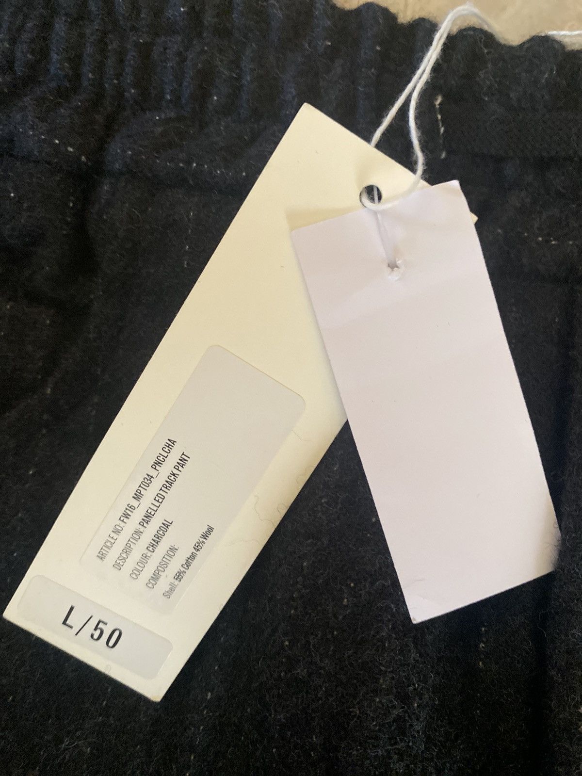 Song For The Mute Wool panelled tracked pants FW16 Size US 32 / EU 48 - 5 Thumbnail