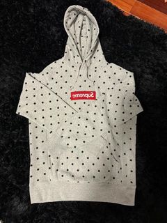 Supreme cdg hotsell polka dot hoodie