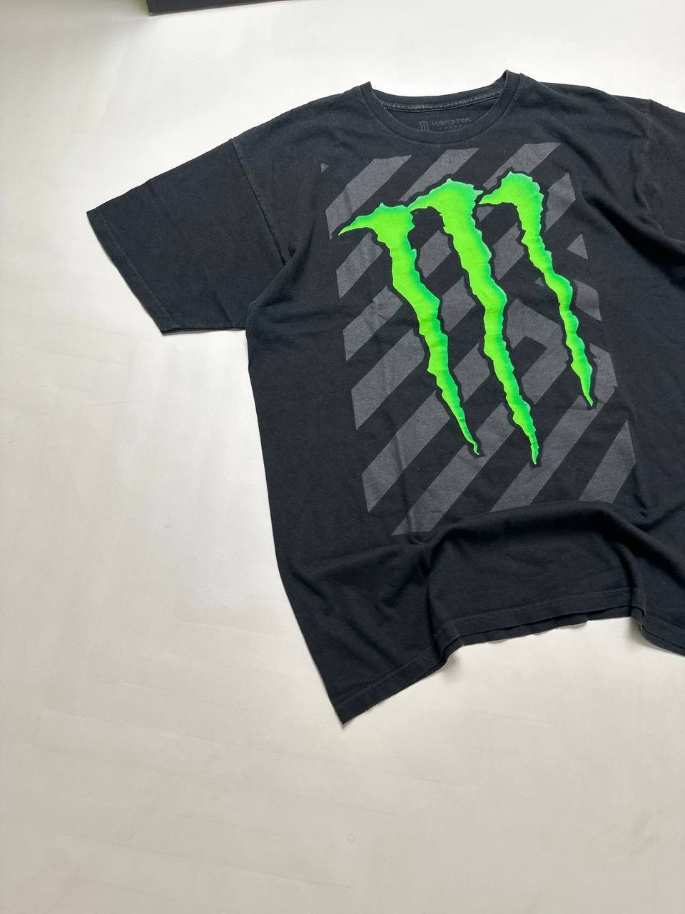 Fox Racing Vintage 2000s Monster Energy Y2K Racing Black T Shirt Size US L / EU 52-54 / 3 - 2 Thumbnail