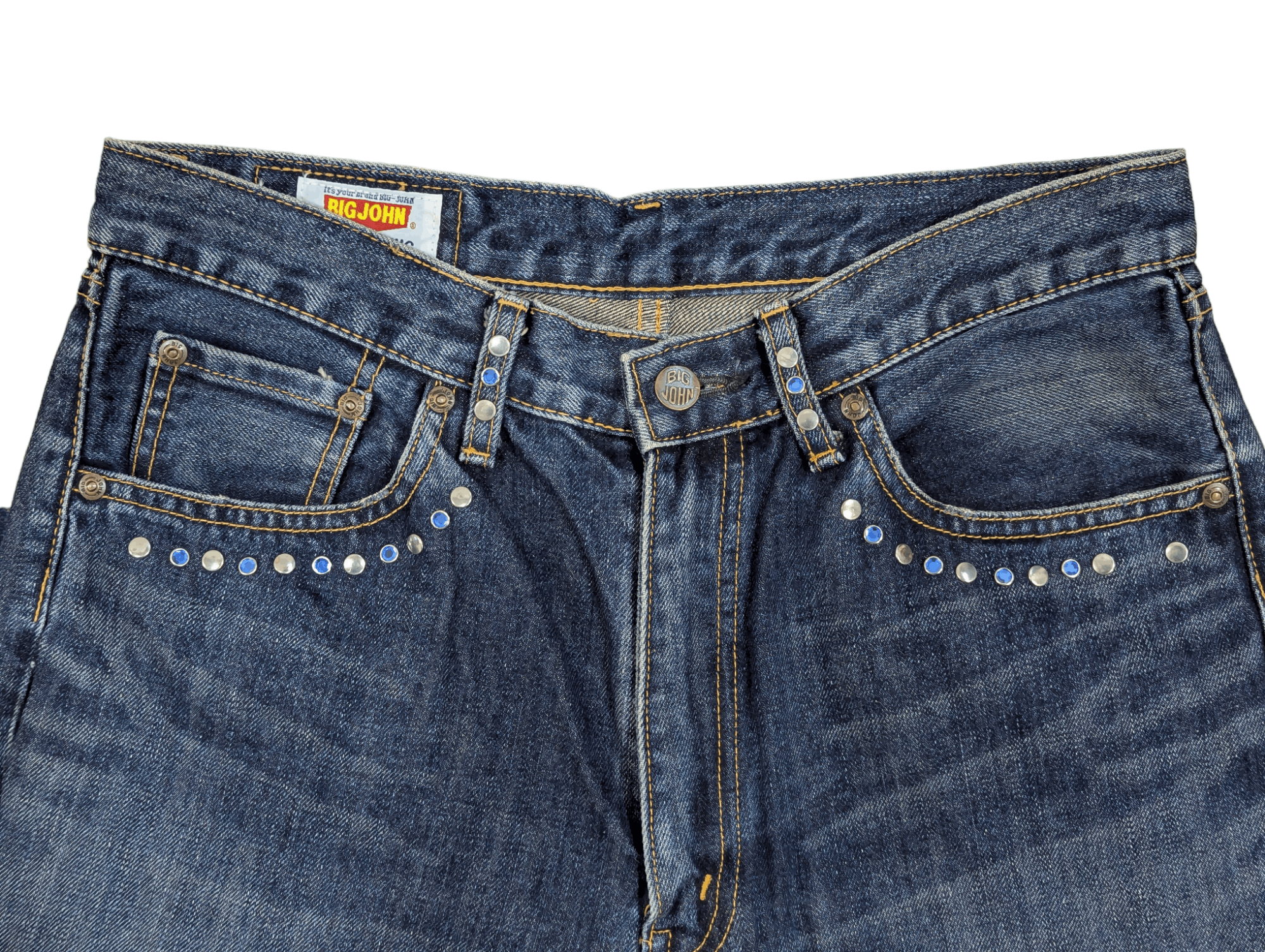 Big John Big John Flare Jeans Studded Flame Denim Size US 32 / EU 48 - 4 Thumbnail