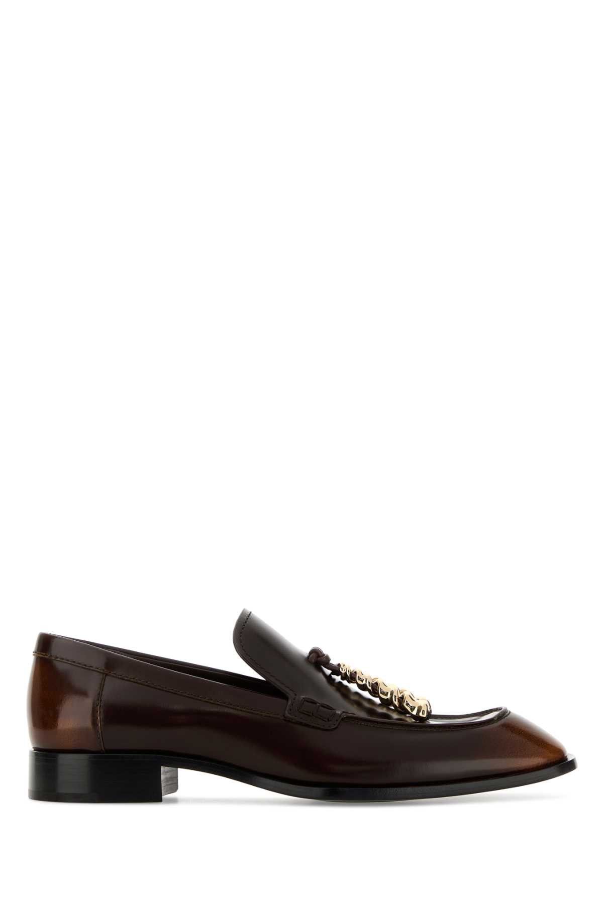 Loewe Chocolate Leather Edge Loafers Size US 7 / IT 37 - 1 Thumbnail
