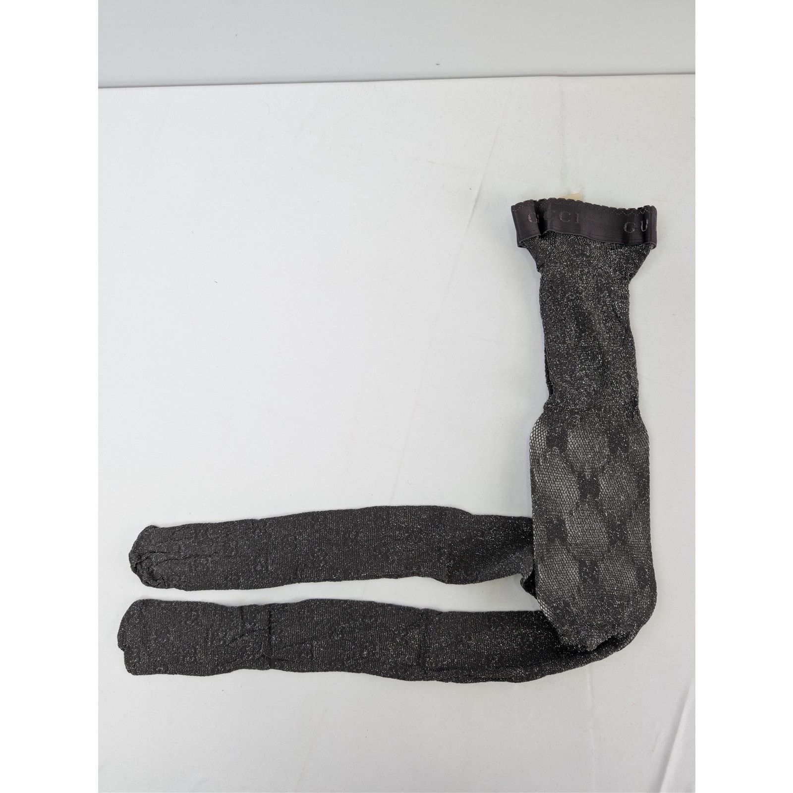 Gucci o1rshd1 Size: M / GG Knit Tights in Gray Size ONE SIZE - 1 Thumbnail