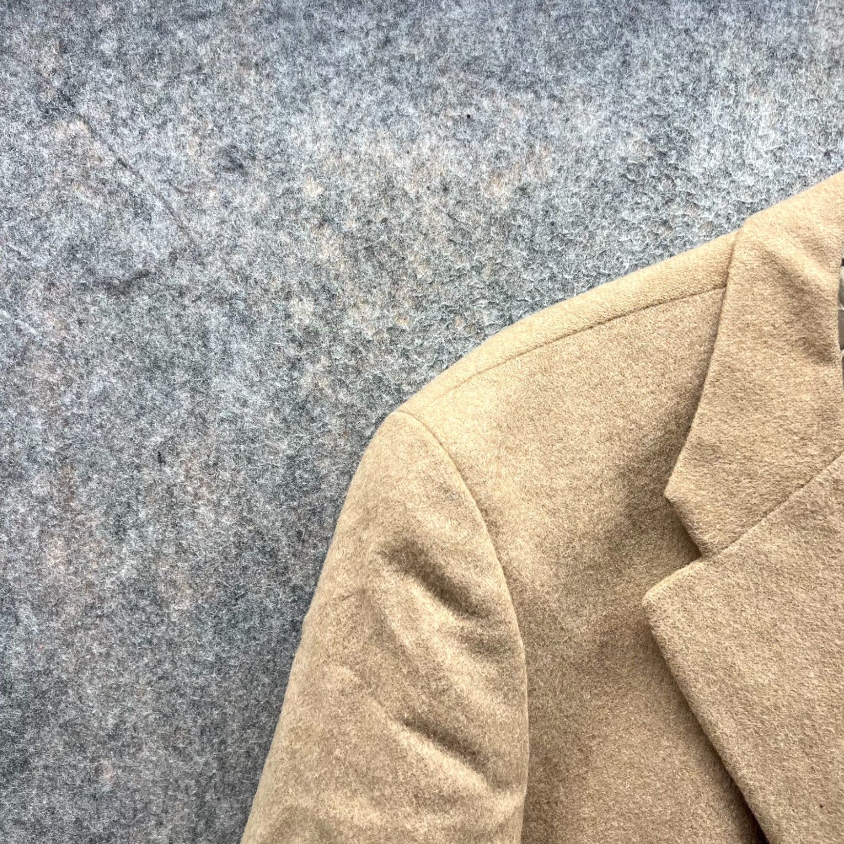 Ralph Lauren Ralph Lauren Blazer Men 42R Sport Coat Dress Coat Jacket Single-Breasted 2-Button Beige Camel Hair Vintage N/A Size 42R - 5 Thumbnail