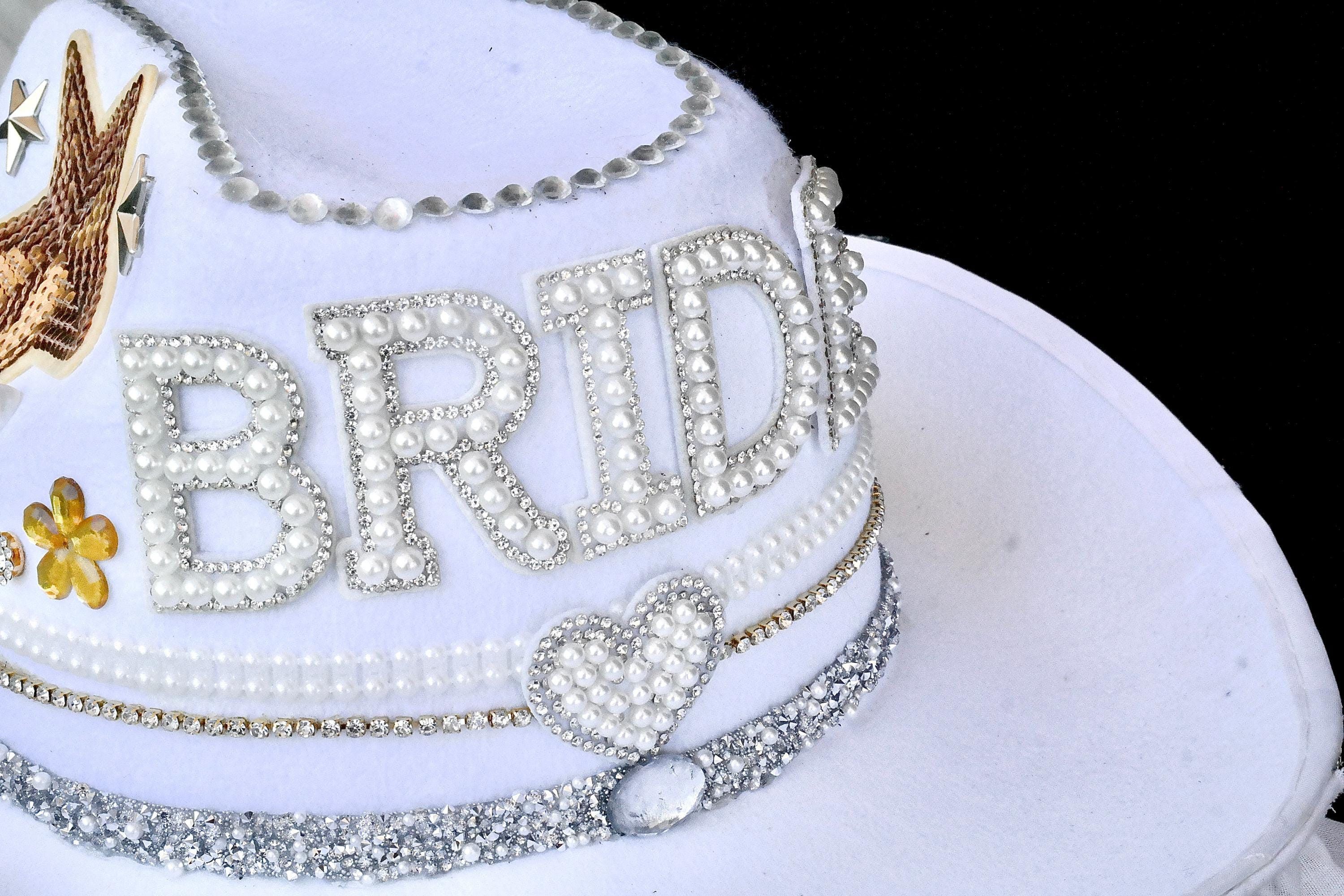Handmade Spacey Bride Cowgirl Hat Size ONE SIZE - 4 Thumbnail