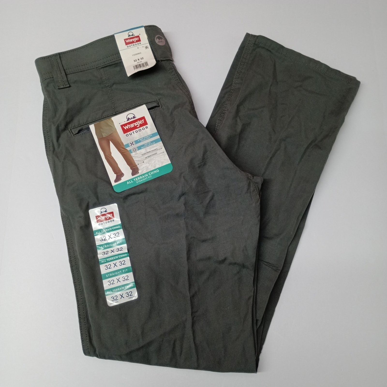 Wrangler Wrangler Outdoor All Terrain Chino Pants Men Size 32x32 Gray Size US 32 / EU 48 - 1 Thumbnail