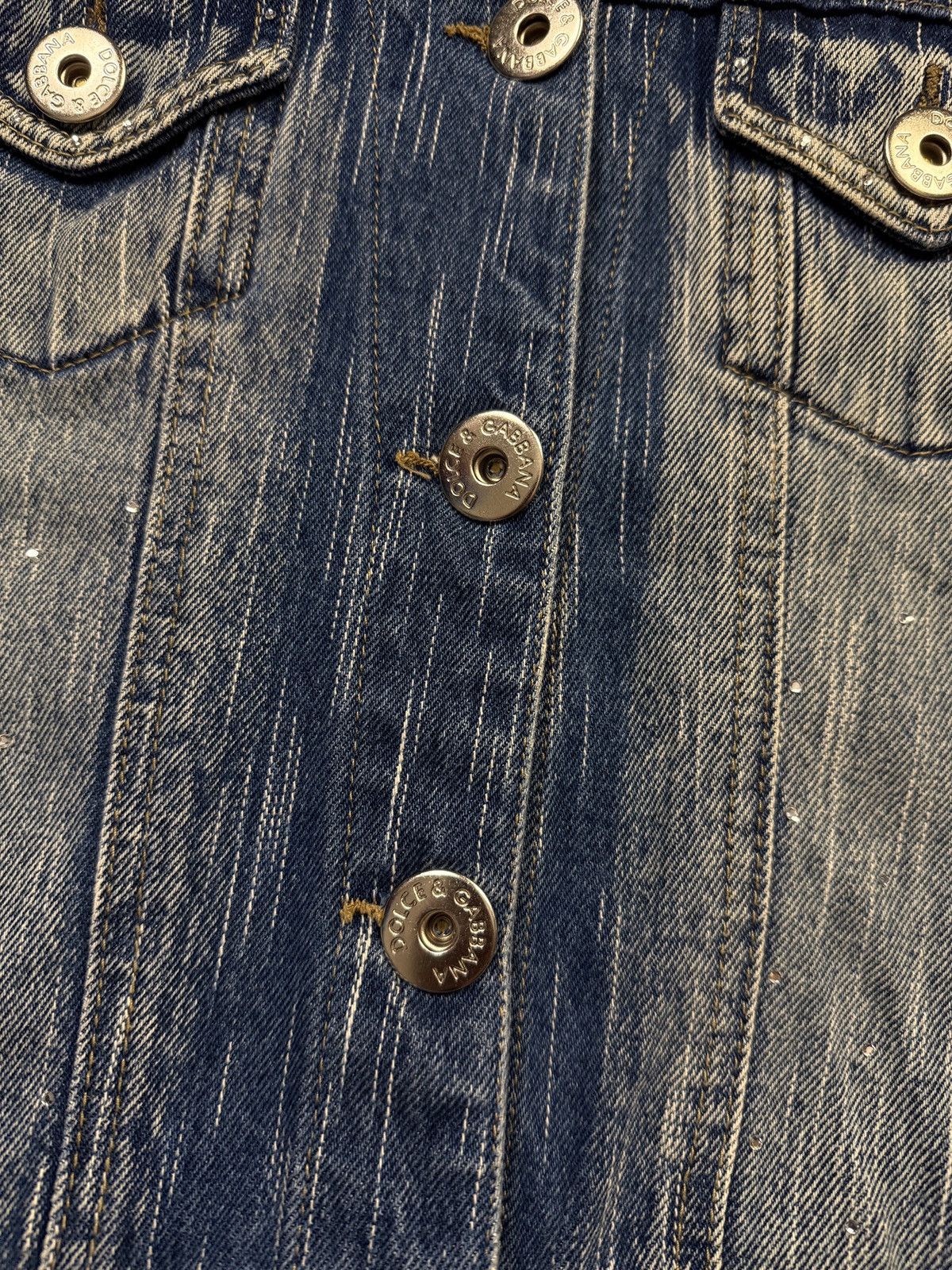 Dolce & Gabbana D&G Dolce & Gabbana Denim Jacket Made in Italy Vintage Y2K Size S / US 4 / IT 40 - 5 Thumbnail