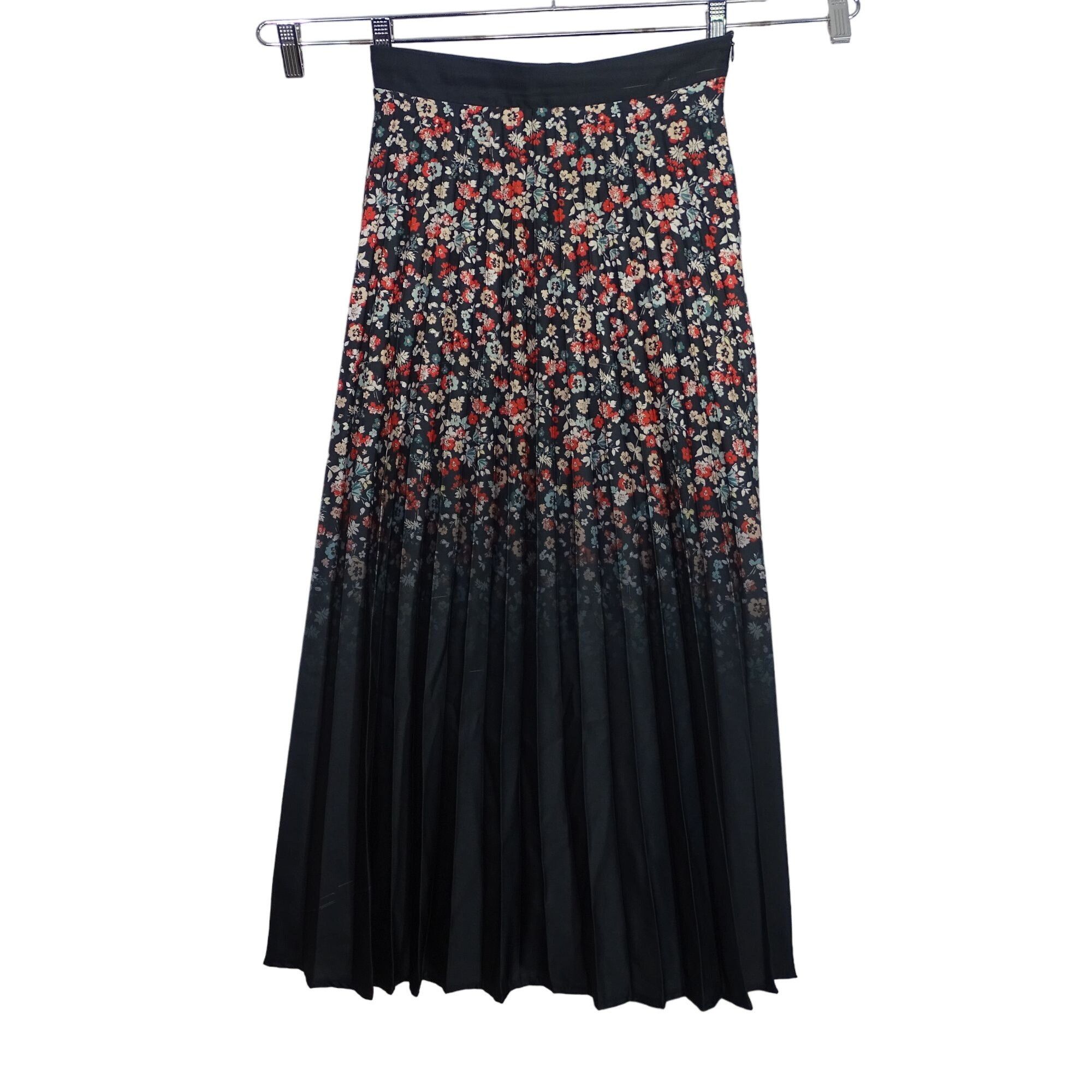 Vintage Vtg Carlucci Floral Pleated Skirt Women Size EUR 38 US 6 Size 28" / US 6 / IT 42 - 1 Thumbnail