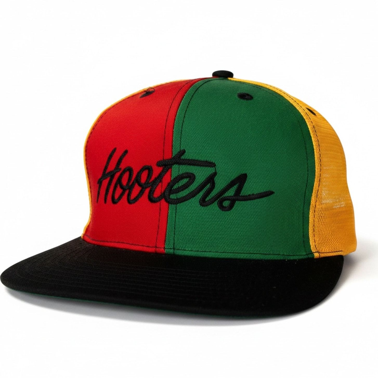 Other Vintage 90s Hooters Rastafarian Jamaican Snapback Hat New Size ONE SIZE - 1 Thumbnail