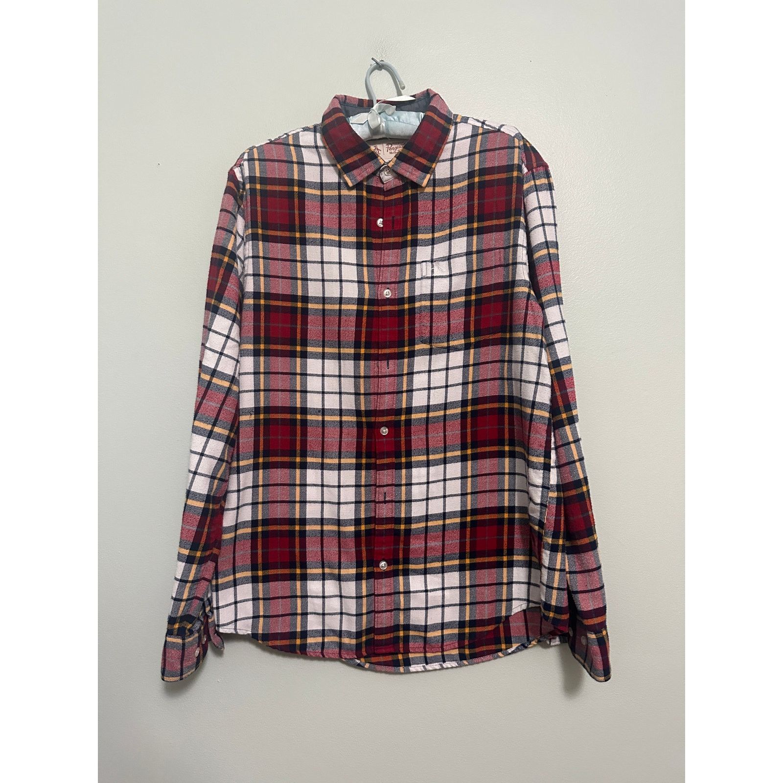 Original Penguin Original Penguin red plaid flannel button down size M Size US M / EU 48-50 / 2 - 2 Thumbnail