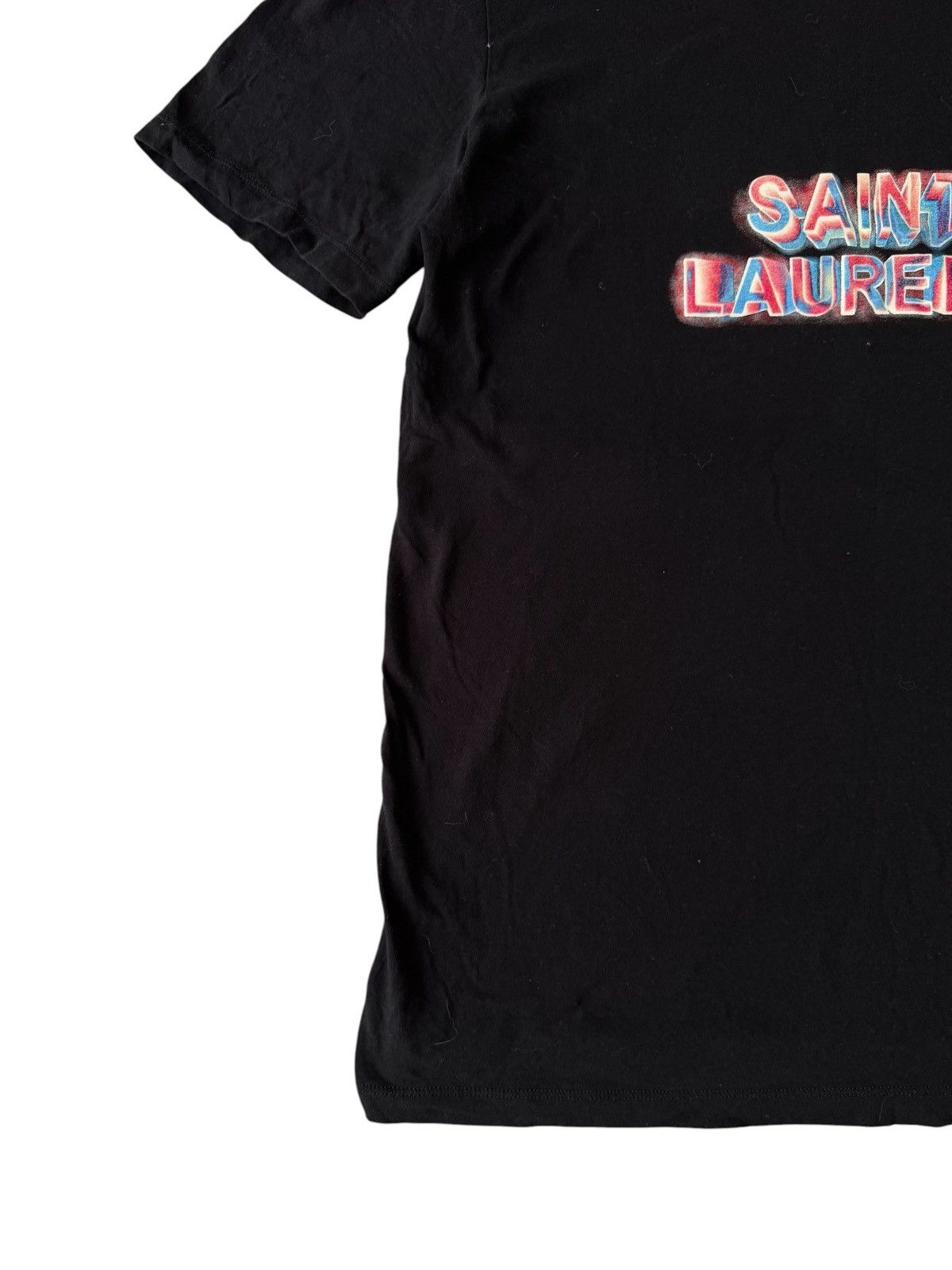 Saint Laurent Paris Saint Laurent Paris Logi T-Shirt Size US XS / EU 42 / 0 - 4 Thumbnail