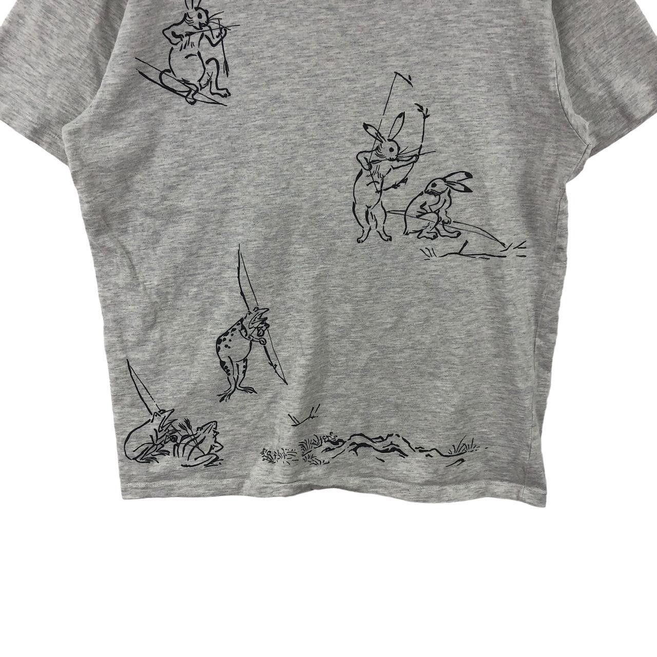 Other MAGIC RABBIT NATURE Frog Safari Painting Tee Shirt Top Size L / US 10 / IT 46 - 4 Thumbnail